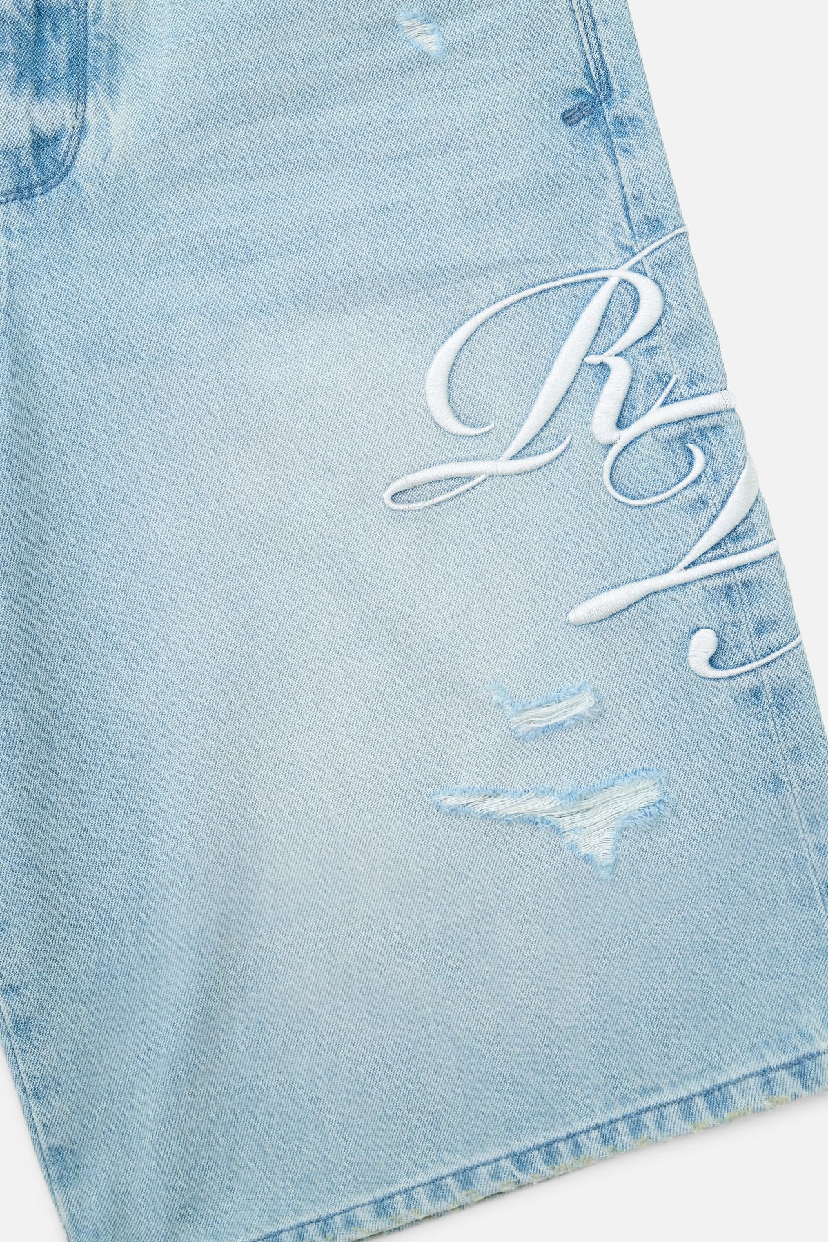 GUSTAVO DENIM SHORT | SOFT HORIZON CURSIVE - Image 6