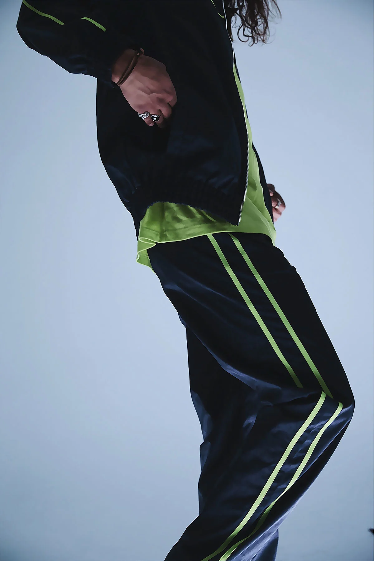HARVEY TRACK PANT | BLACK ALL OVER LOGO - Image 6