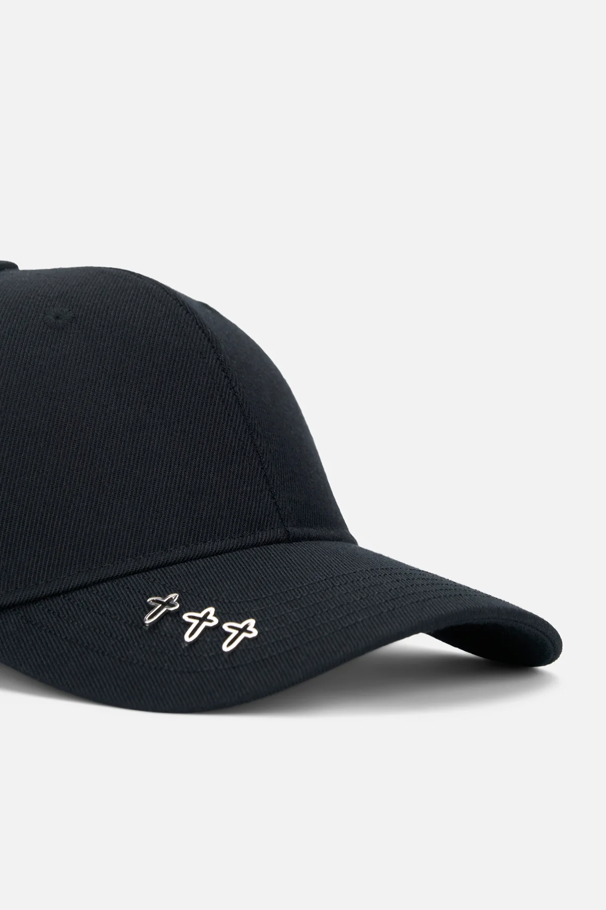 JACOB HAT | BLACK SILVER CROSS - Image 4
