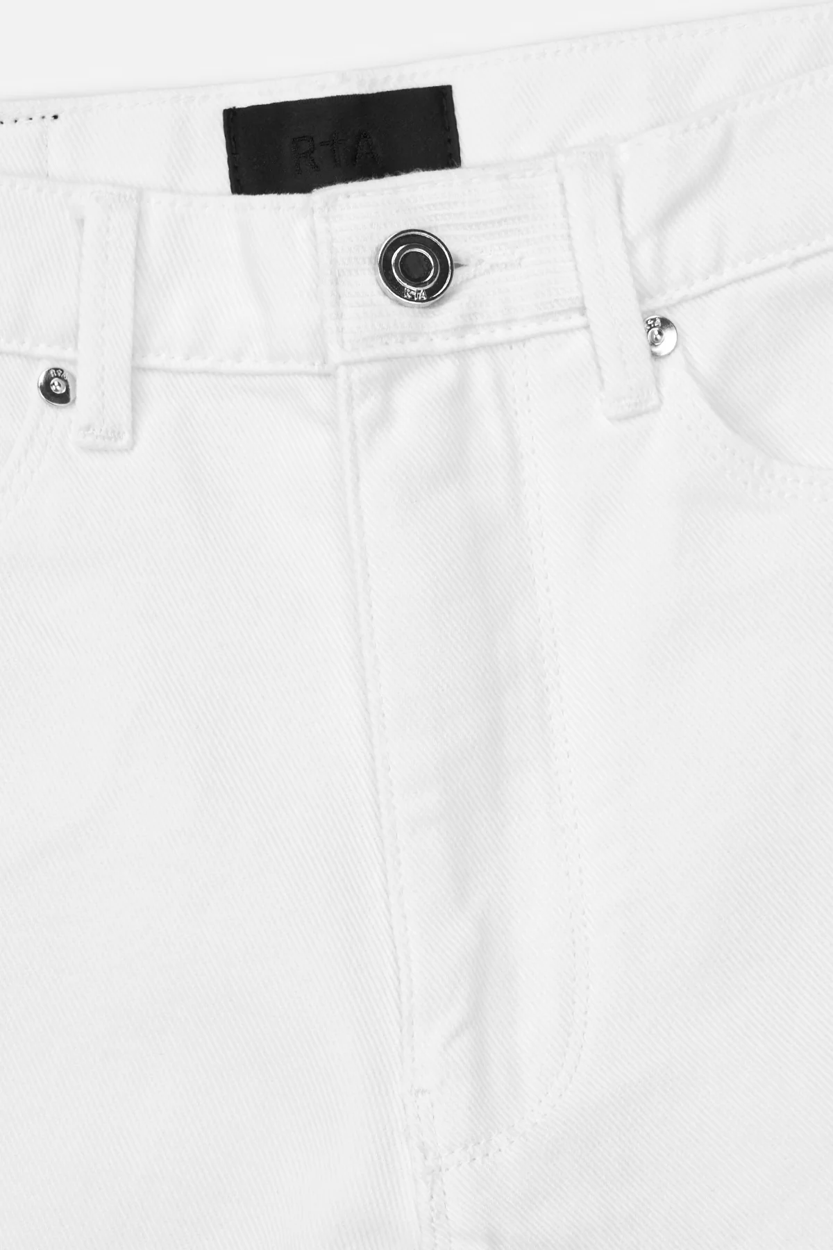 JAMIE WIDE LEG FLARE JEAN | WHITE TRI PAINT - Image 4