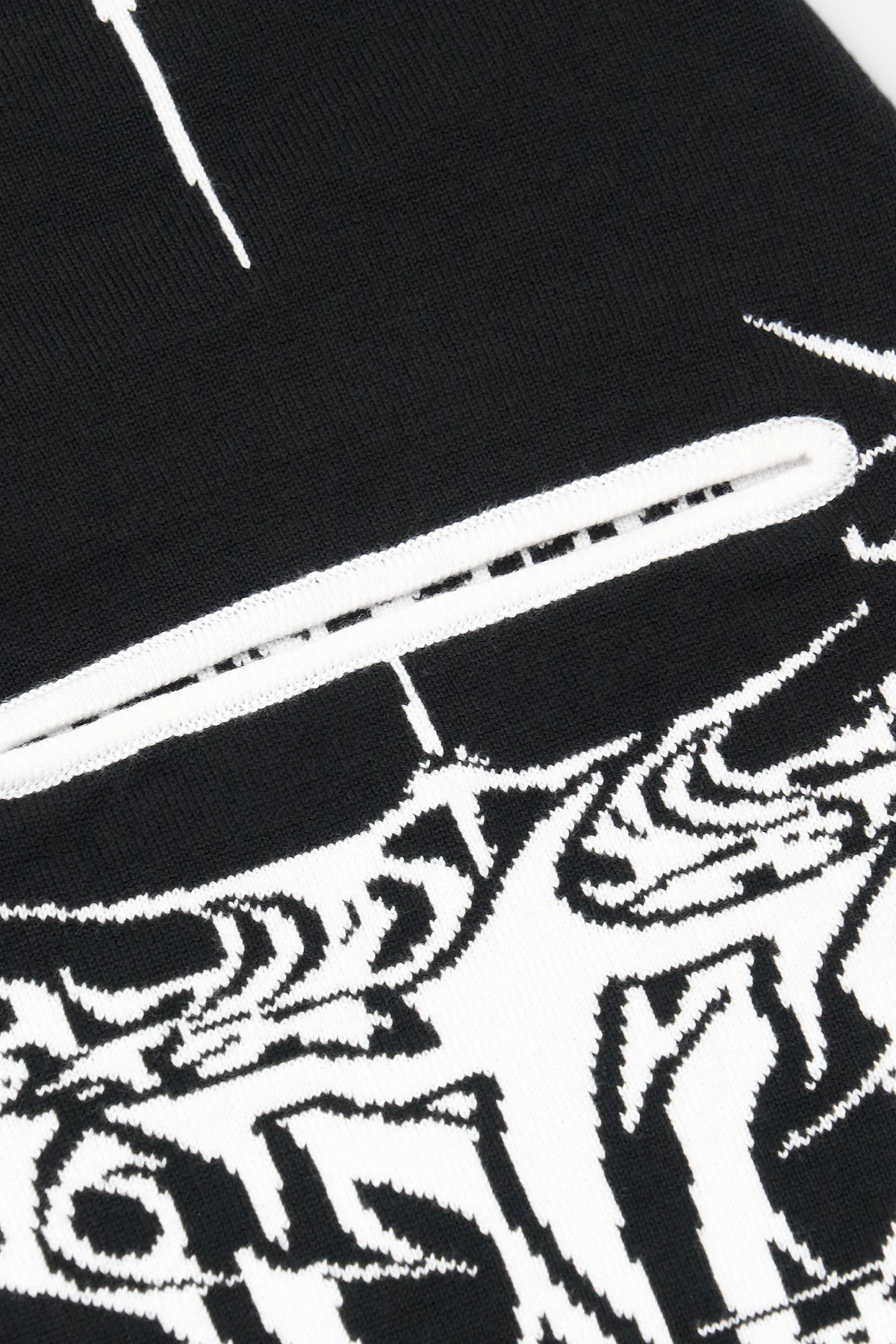 JAY SKI MASK | BLACK WHITE CYBER SIGILISM - Image 4