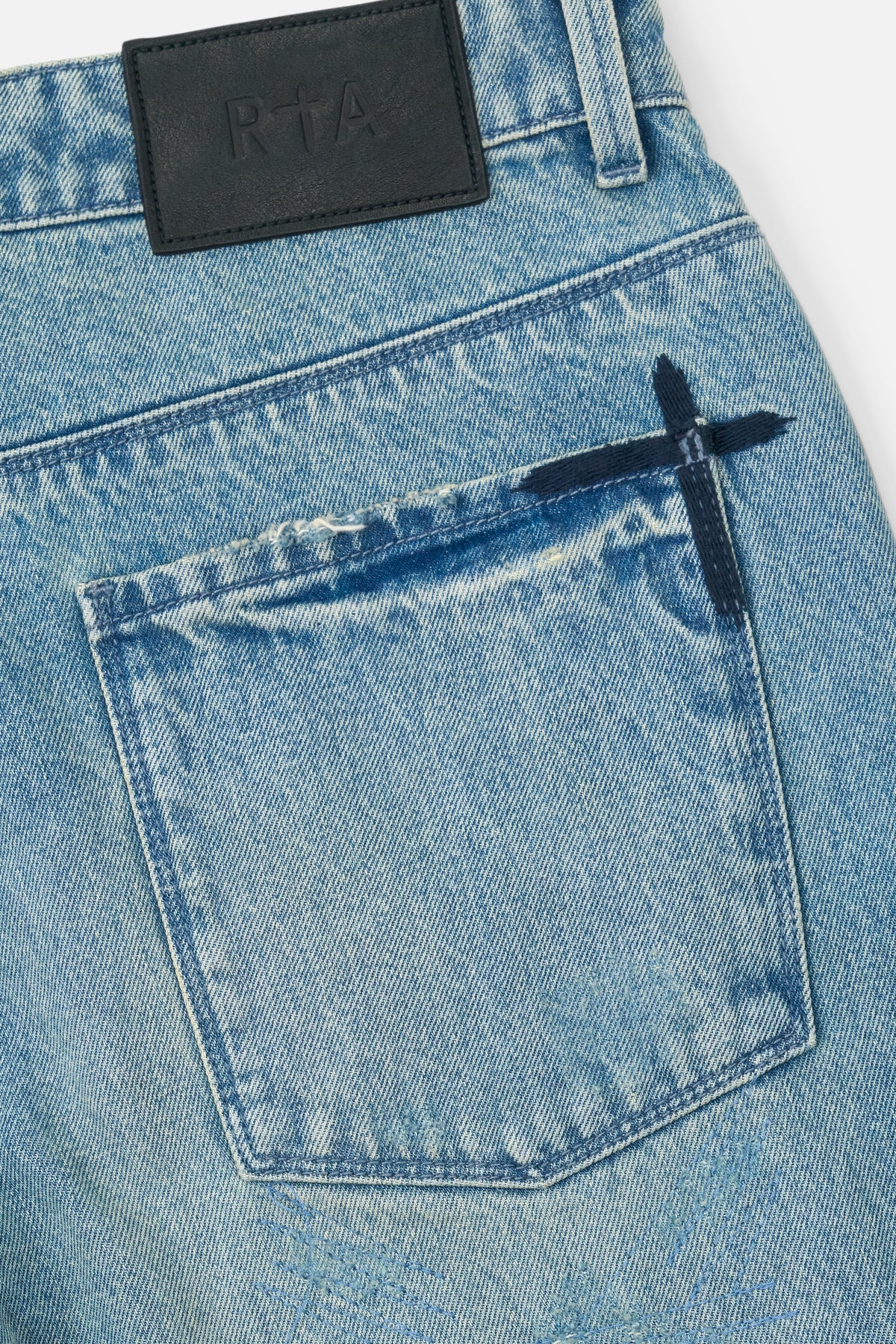 JONAS STRAIGHT LEG JEAN | RIPPED FRAYED HORIZON - Image 4