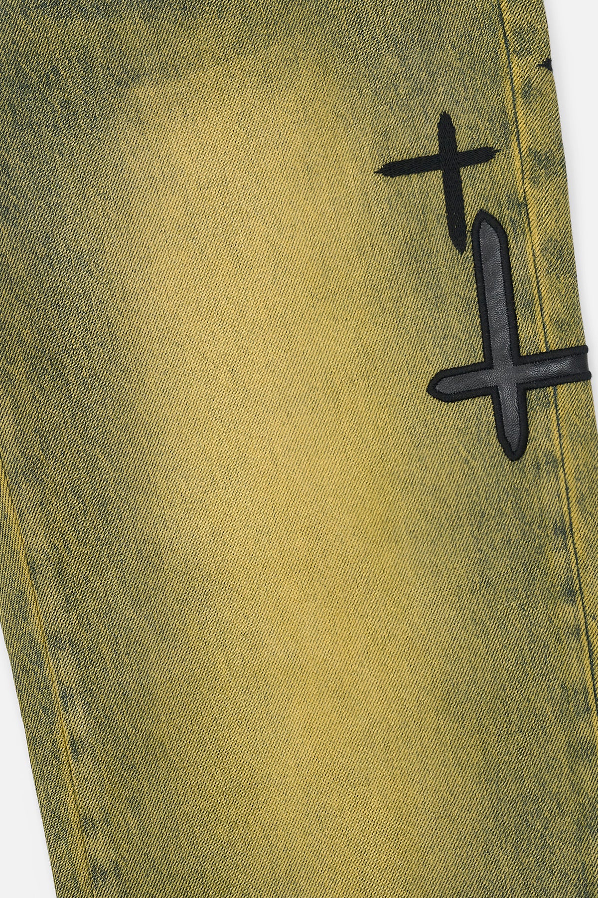 JONAS STRAIGHT LEG JEAN | SAGE TINT CROSS PATCH - Image 4