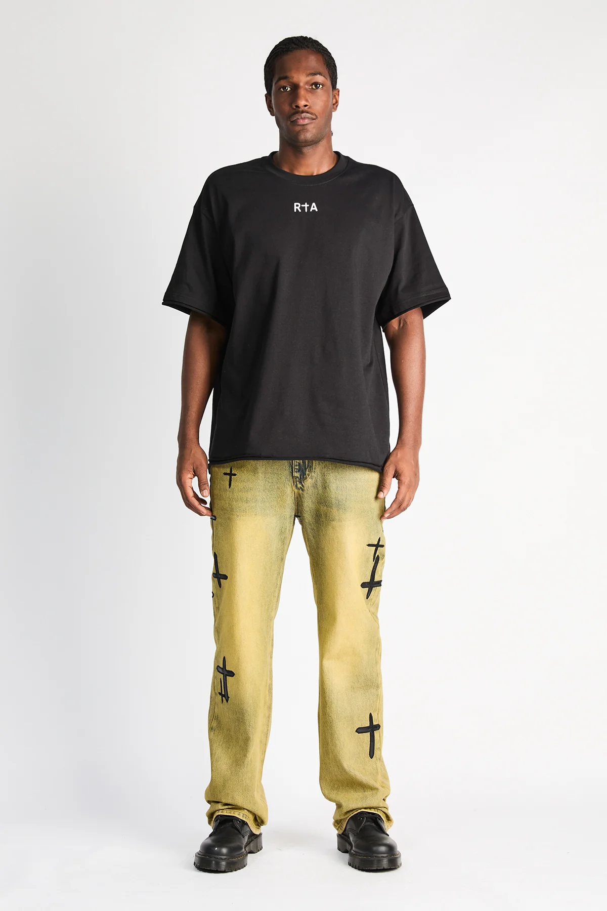 JONAS STRAIGHT LEG JEAN | SAGE TINT CROSS PATCH - Image 6