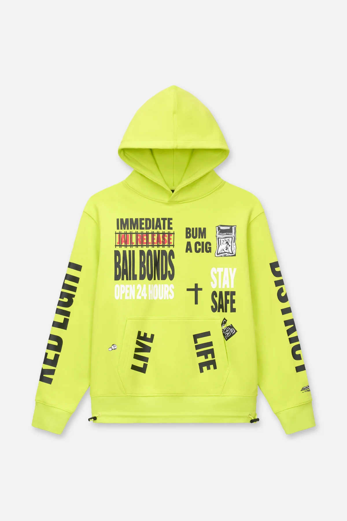 JORDAN HOODIE | NEON RTA UNDERGROUND