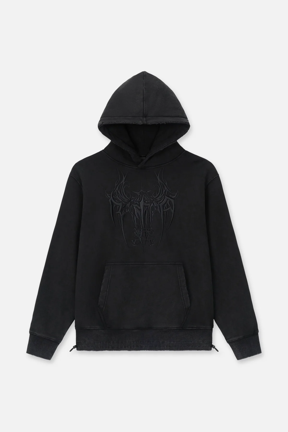JORDAN OVERSIZED HOODIE | BLACK CYBER SIGILISM - Image 2