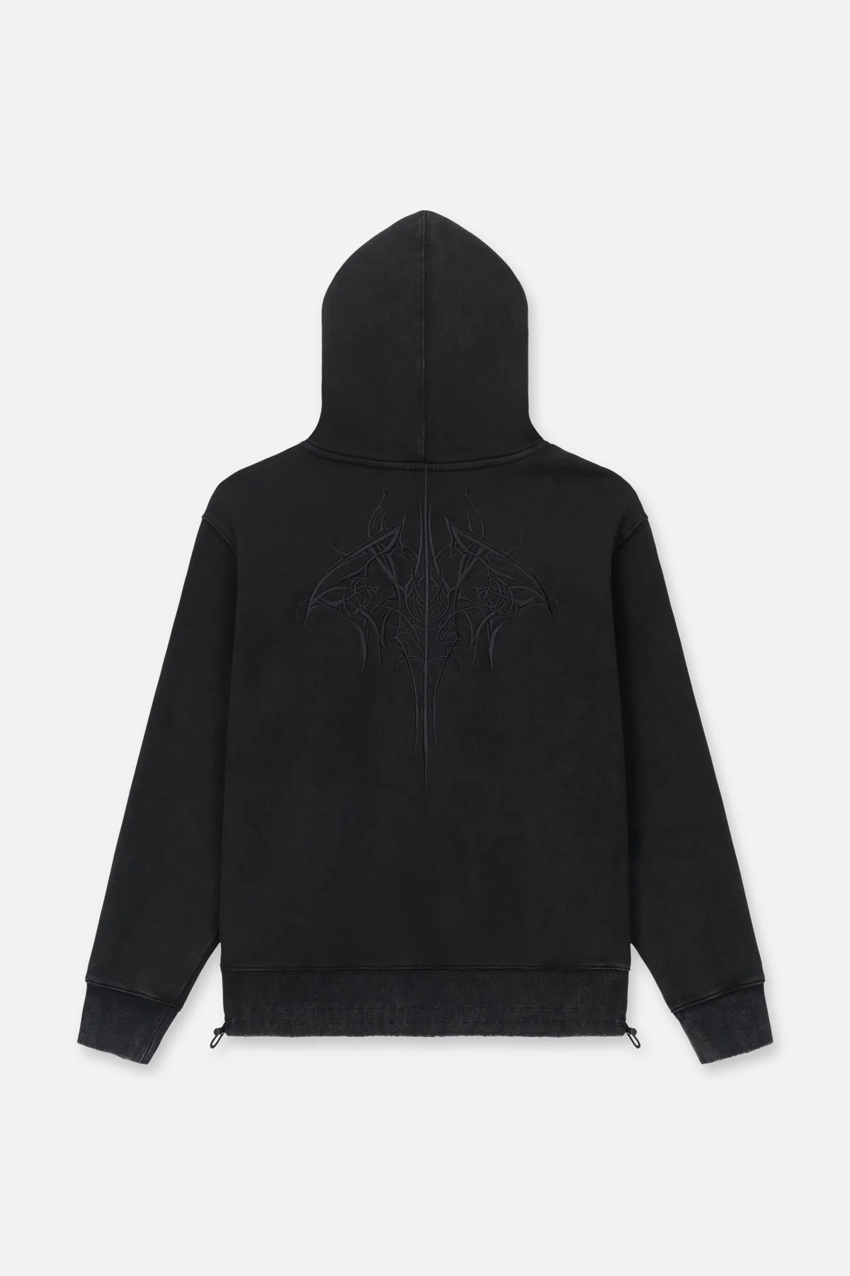 JORDAN OVERSIZED HOODIE | BLACK CYBER SIGILISM - Image 3
