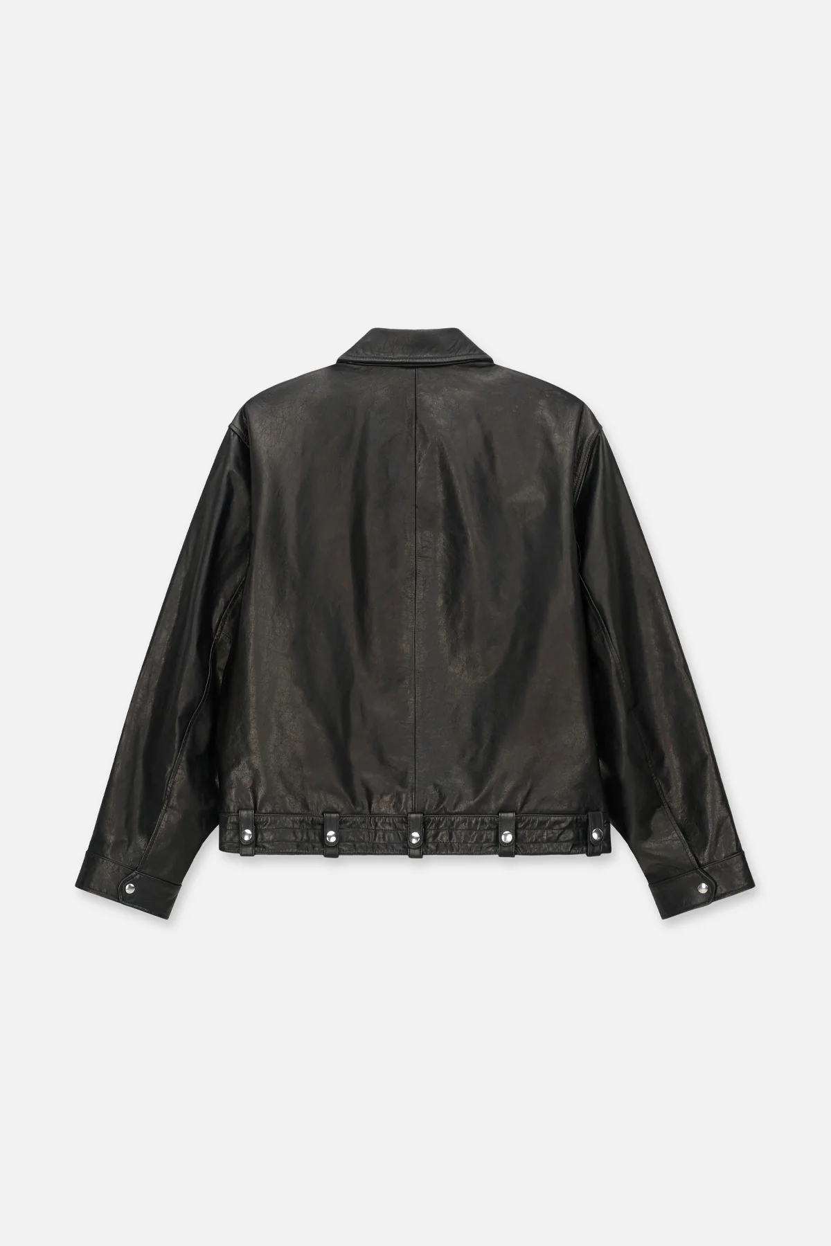 KAIRO LEATHER WORKWEAR JACKET | BLACK LAND - Image 2