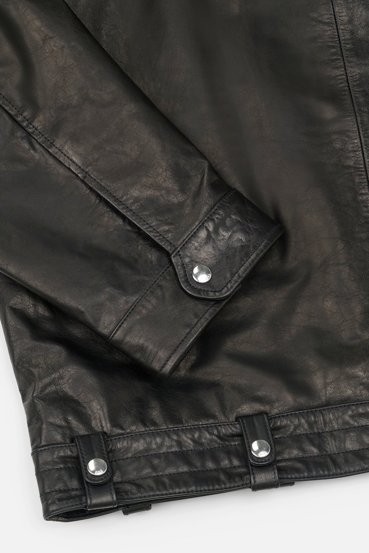 KAIRO LEATHER WORKWEAR JACKET | BLACK LAND - Image 4