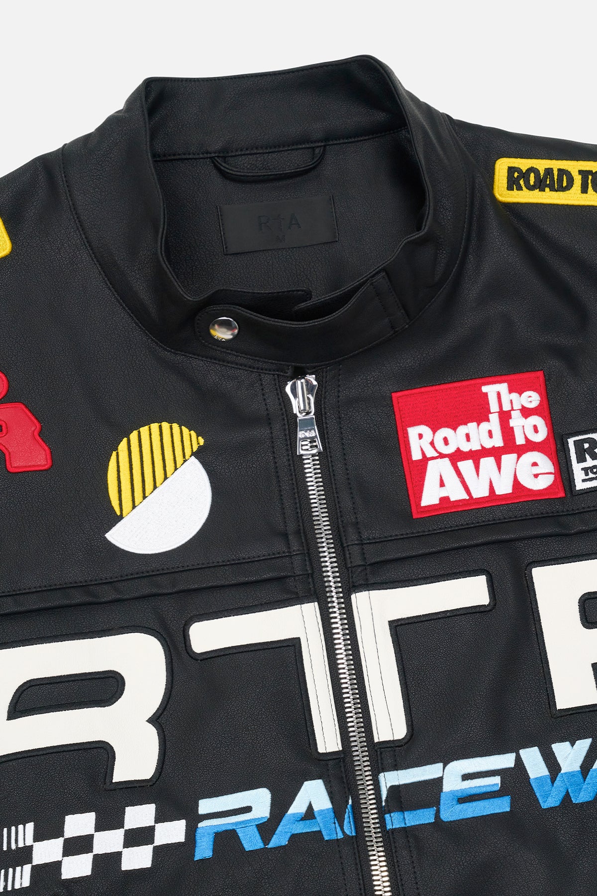 KALIX FAUX LEATHER MOTO JACKET | BLACK MOTORSPORTS - Image 3