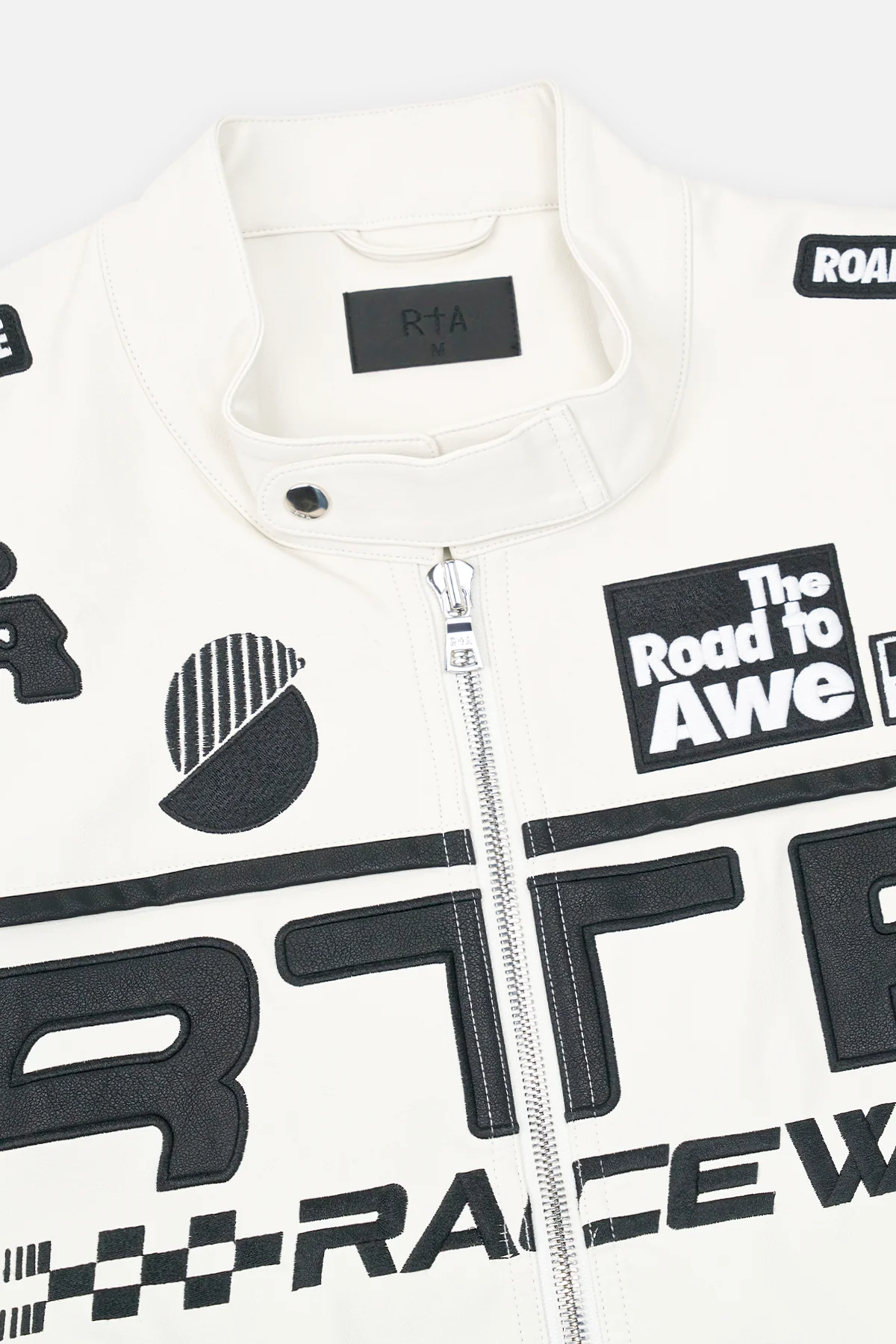 KALIX FAUX LEATHER MOTO JACKET | WHITE MOTORSPORTS - Image 3