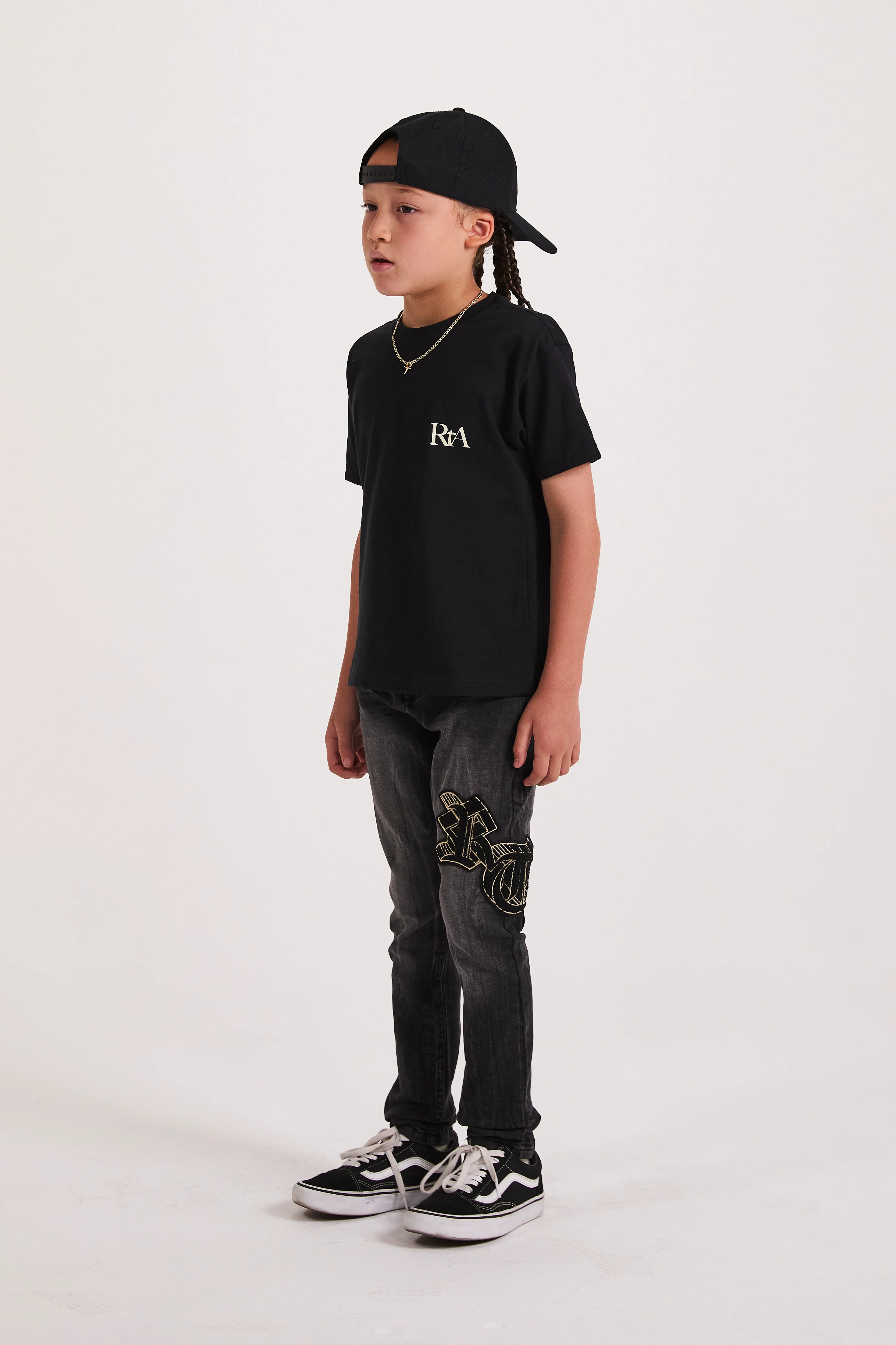 KIDS ANDERSON SKINNY JEAN | GREY STORM OG PATCH - Image 4
