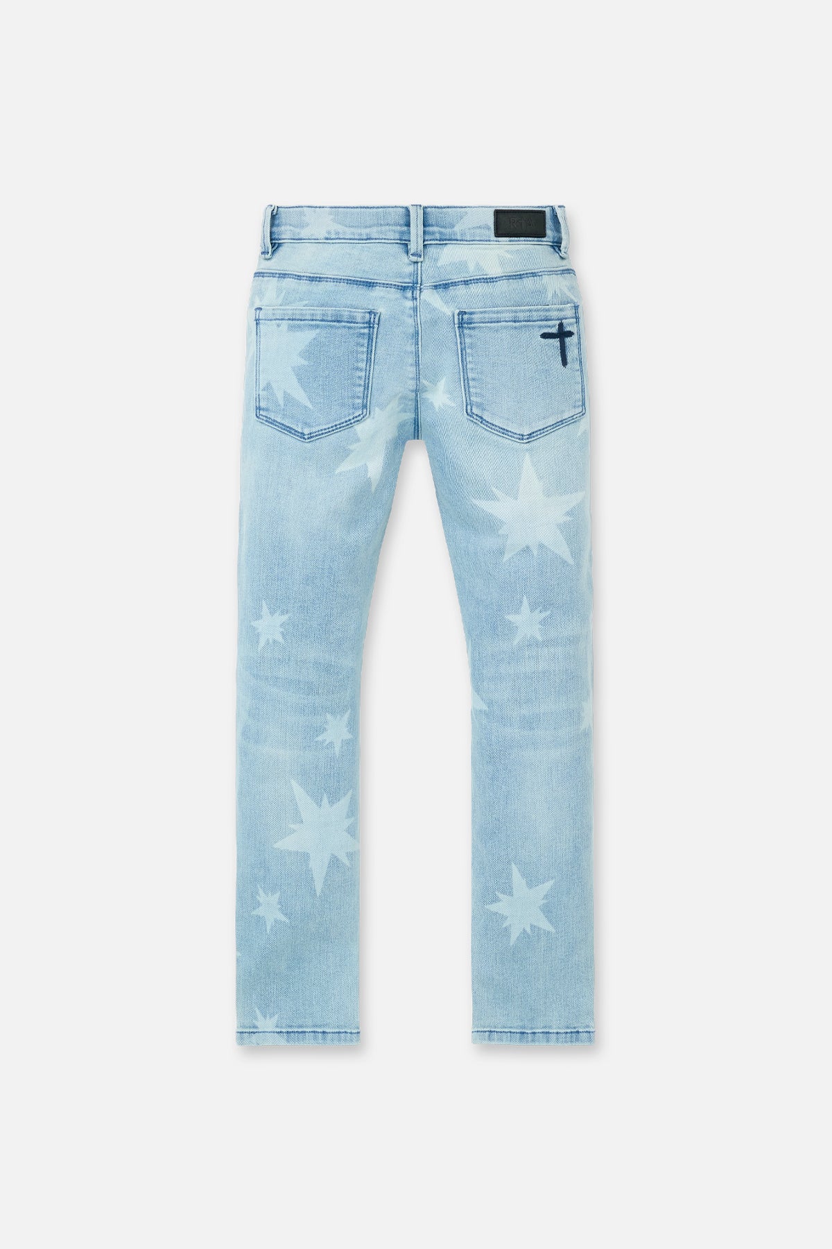 KIDS BENSON SKINNY JEAN | OCEAN MIST ALL OVER STAR - Image 2