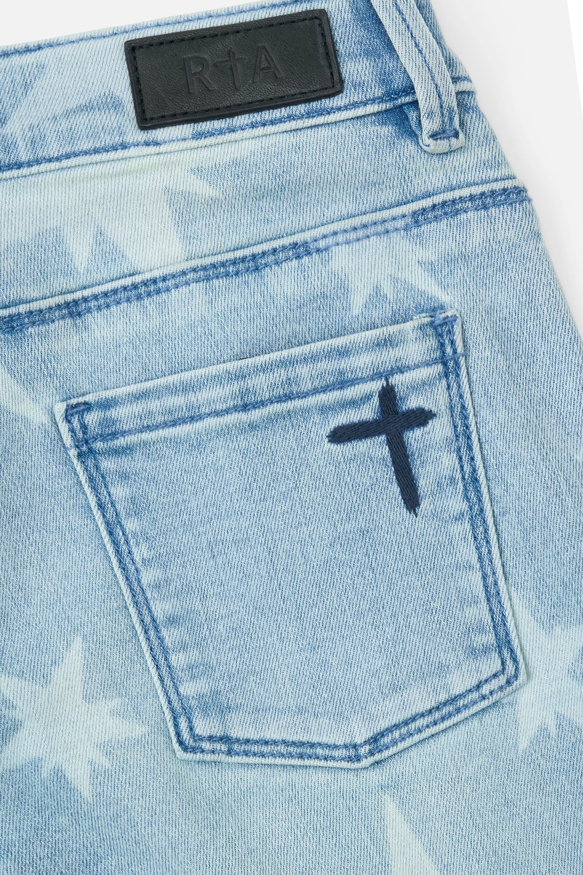 KIDS BENSON SKINNY JEAN | OCEAN MIST ALL OVER STAR - Image 4