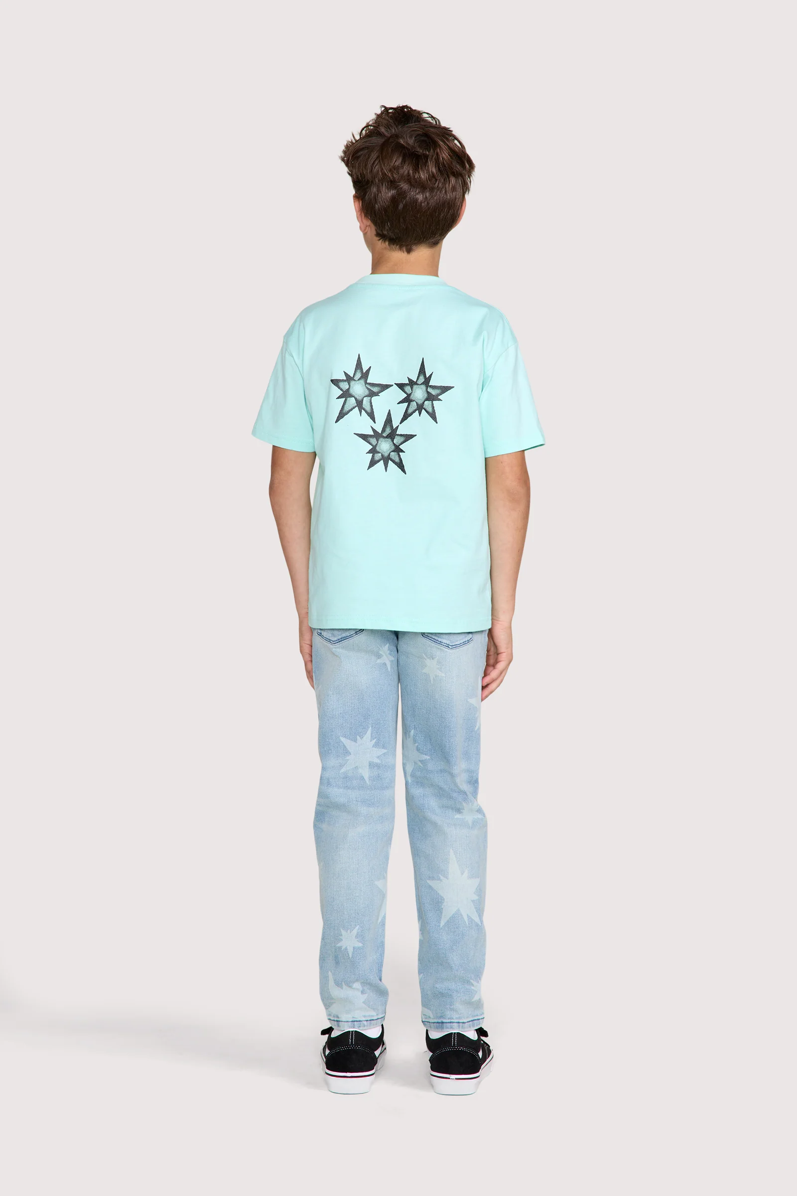 KIDS BENSON SKINNY JEAN | OCEAN MIST ALL OVER STAR - Image 6