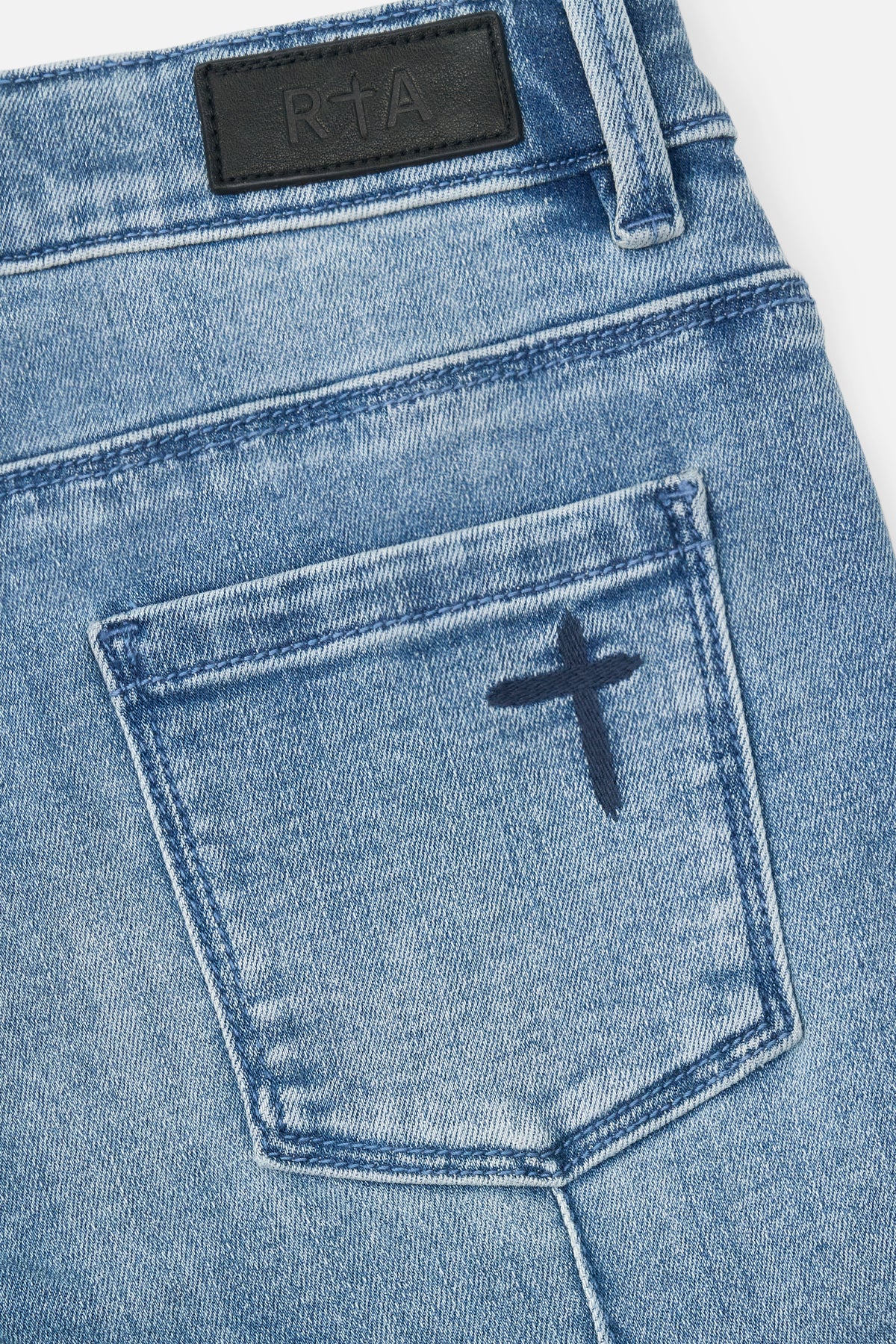 KIDS CARLO BACK DART SKINNY JEAN | GLACIER BLUE - Image 4