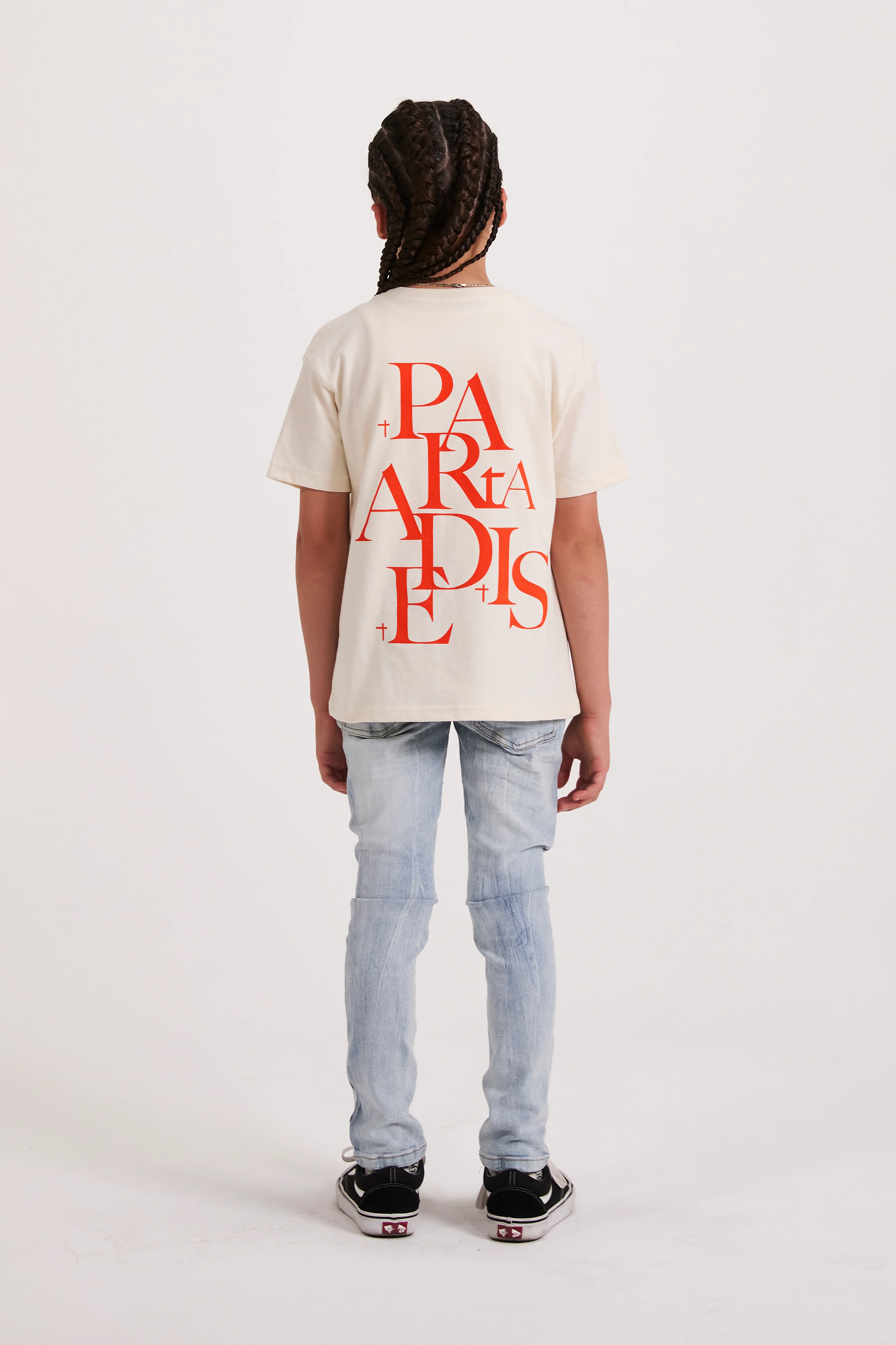 KIDS EDSON SHORT SLEEVE TEE | BONE PARADISE - Image 4