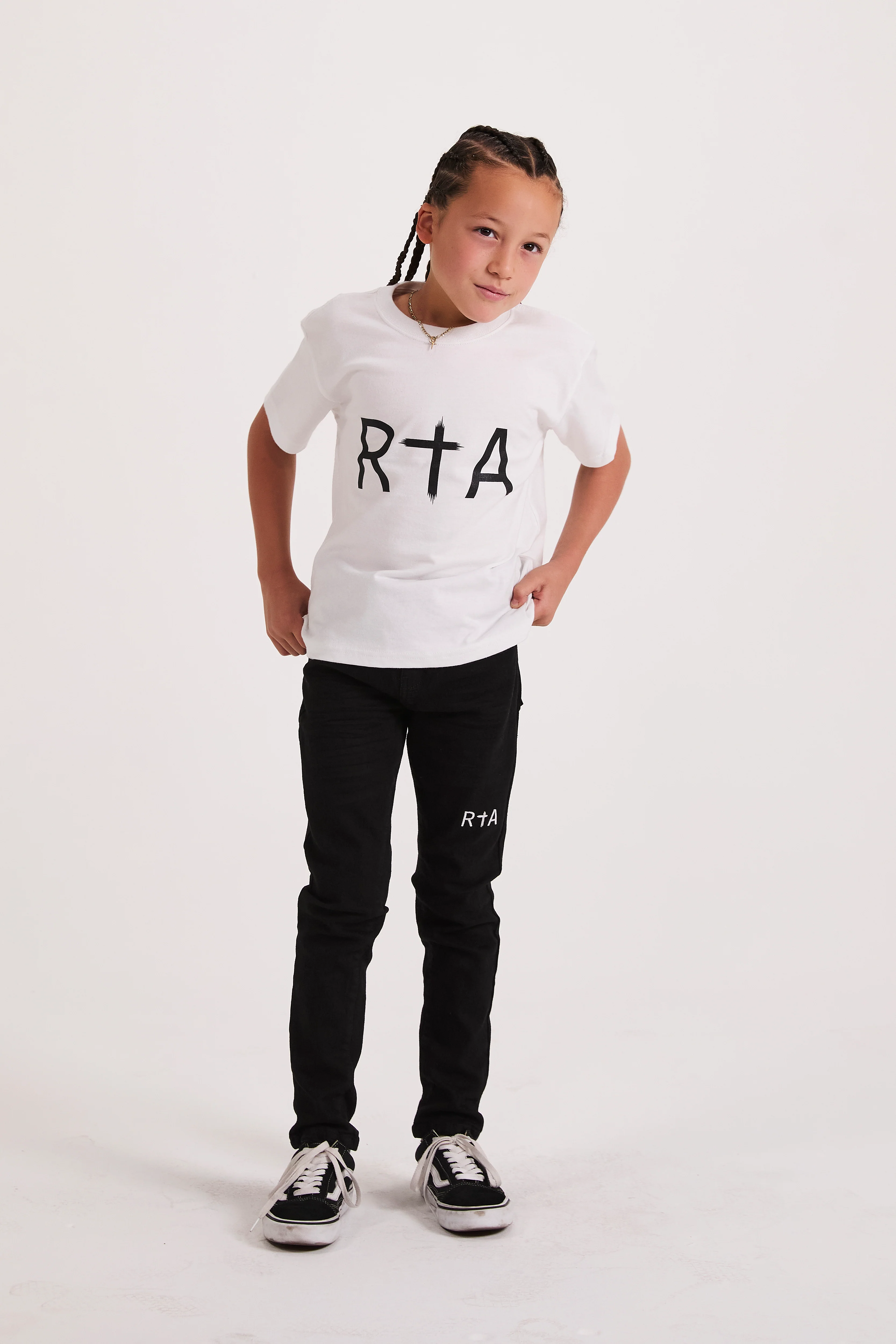 KIDS EDSON SHORT SLEEVE TEE | WHITE RTA - Image 3