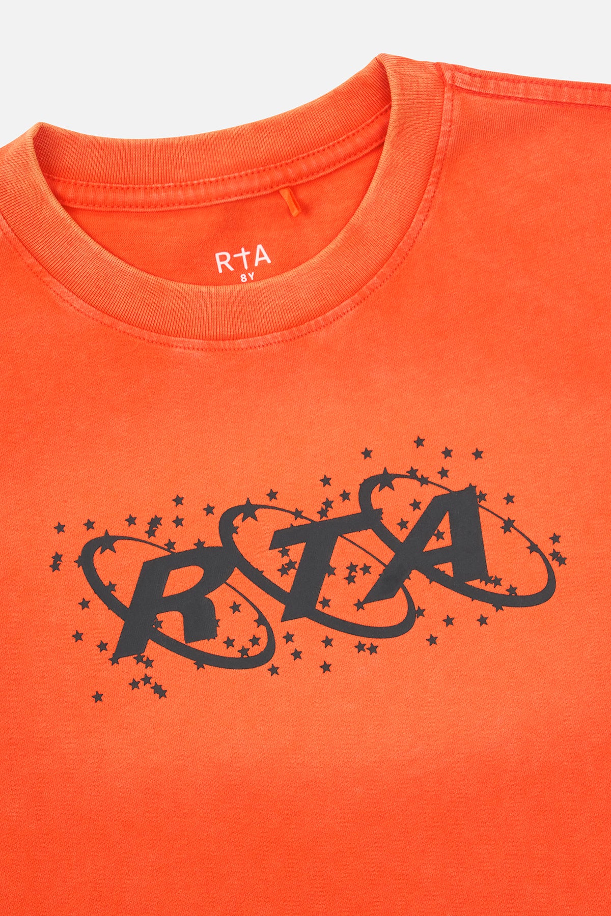 KIDS HOLLIS LONG SLEEVE TEE | ORANGE PLANETARY RTA - Image 3