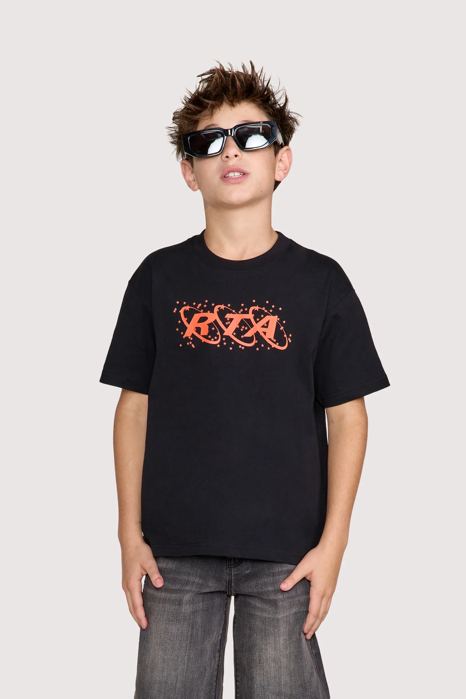 KIDS LAWSON SHORT SLEEVE TEE | BLACK PLANETARY RTA - Image 5