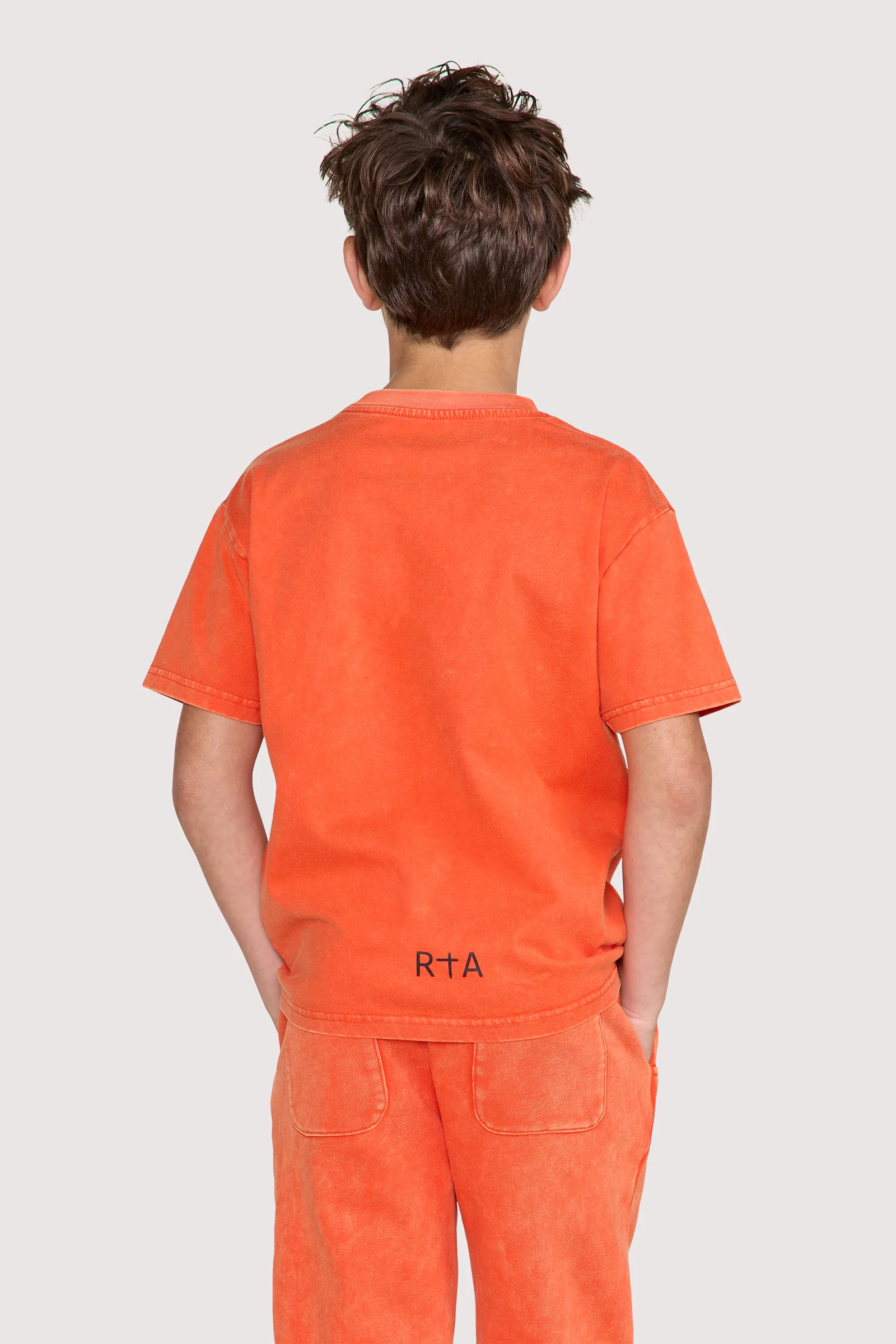 KIDS LAWSON SHORT SLEEVE TEE | ORANGE PLANETARY RTA - Image 6