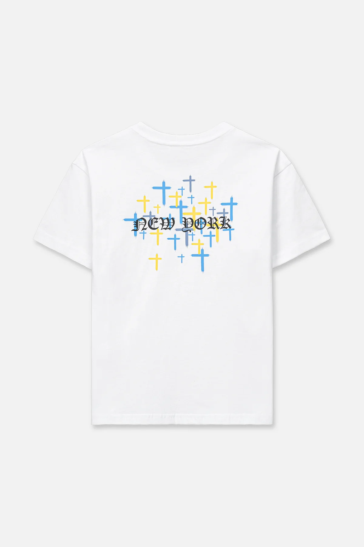 KIDS LAWSON SHORT SLEEVE TEE | WHITE OLD ENGLISH NY - Image 4