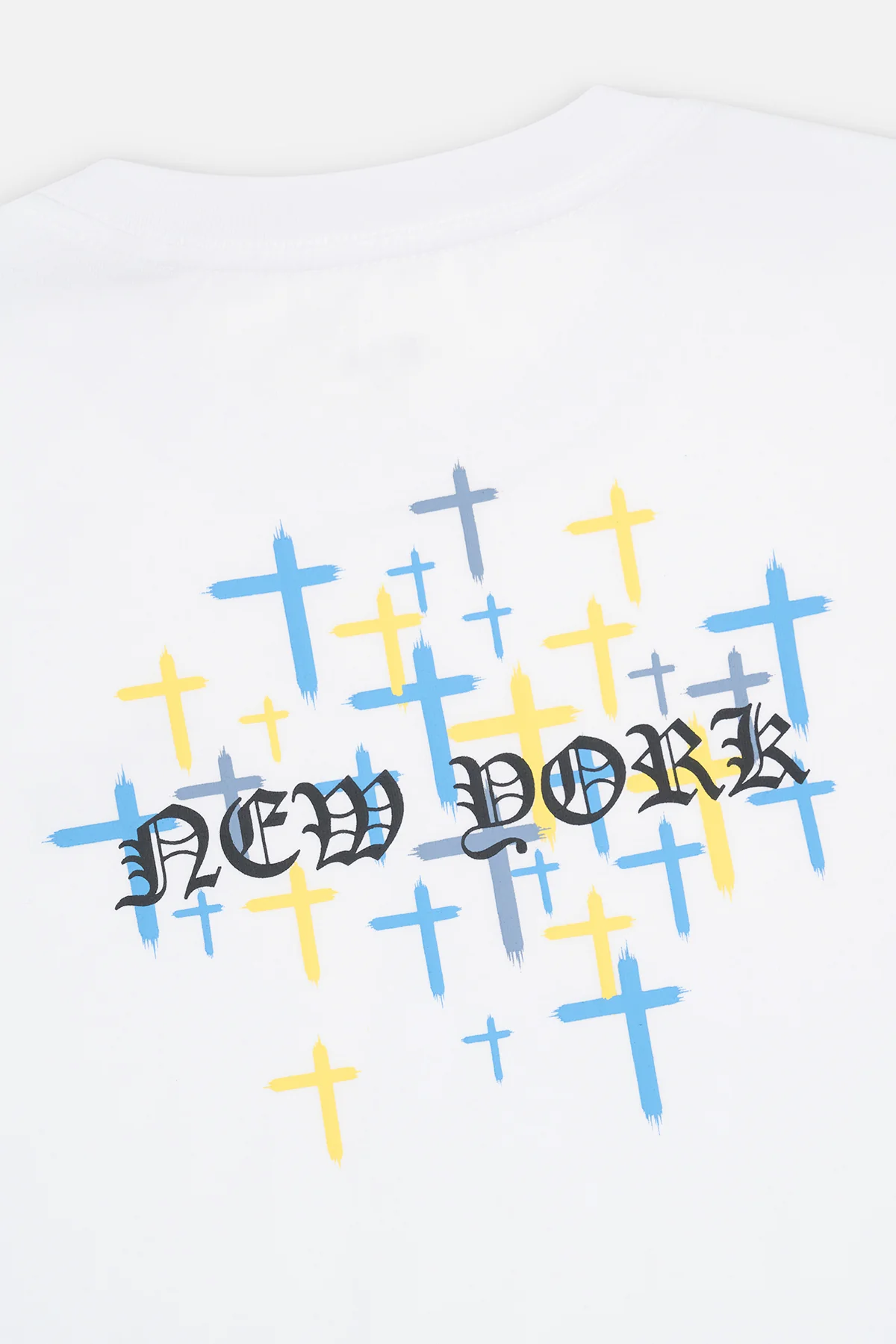 KIDS LAWSON SHORT SLEEVE TEE | WHITE OLD ENGLISH NY - Image 5