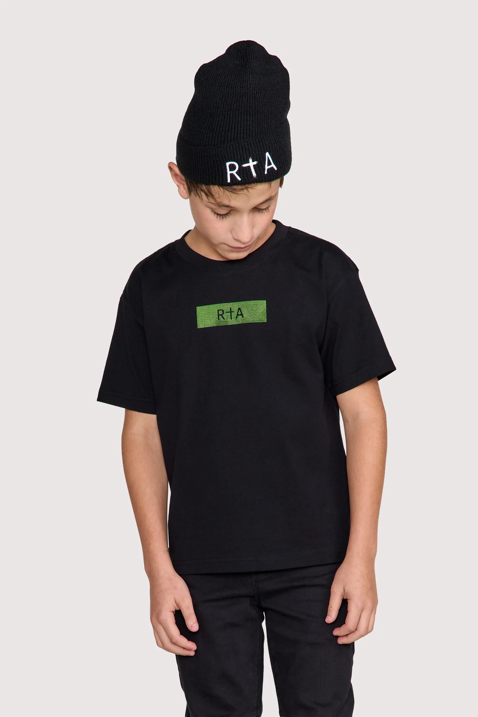 KIDS ZACK BEANIE | BLACK - Image 4