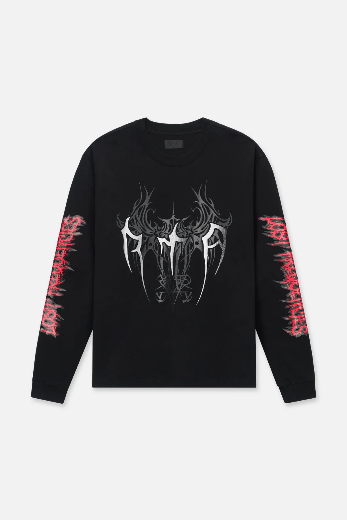 LAWRENCE LONG SLEEVE TEE | BLACK CYBER SIGILISM RTA