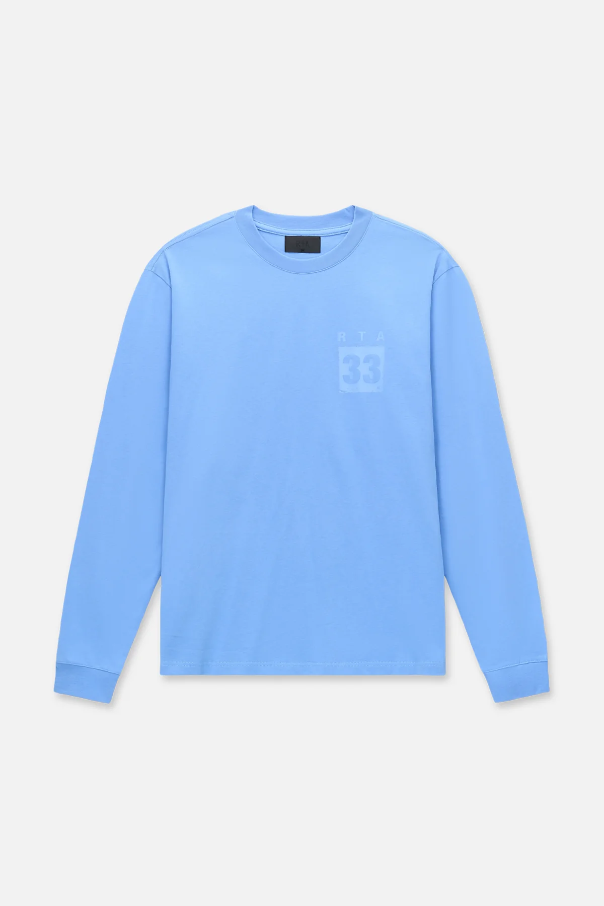 LAWRENCE LONG SLEEVE TEE | BLUE DIGITAL VINYL