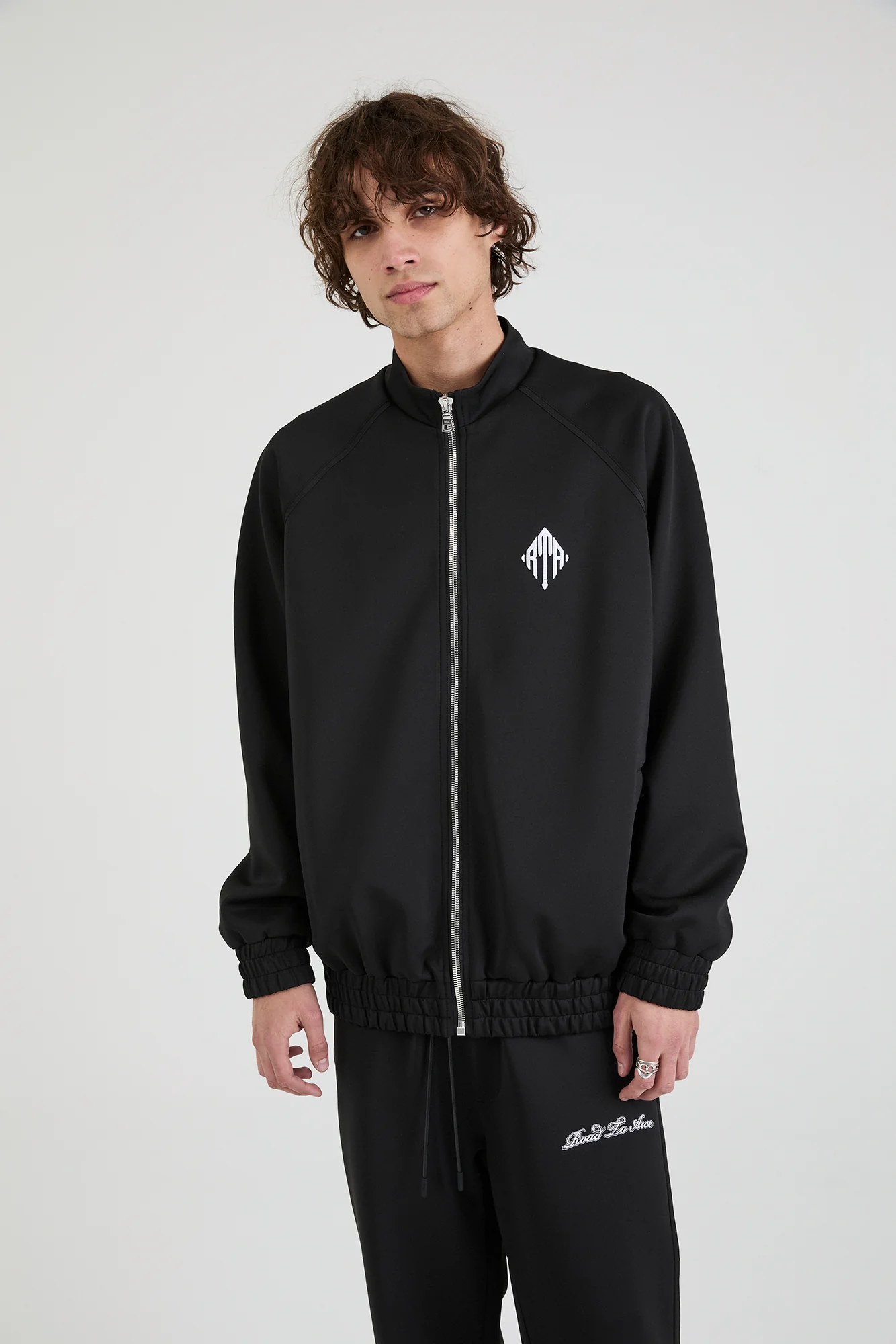 LEWIS TRACK JACKET | BLACK - Image 6
