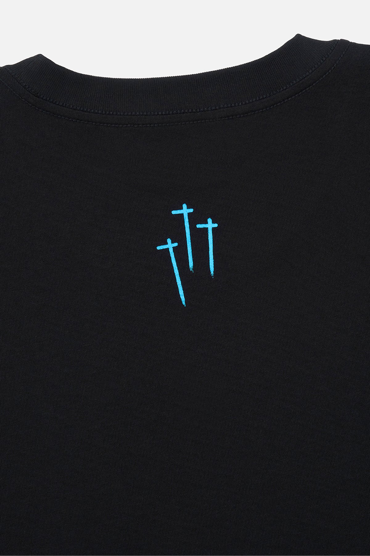 LIAM SHORT SLEEVE TEE | BLACK BLUE RTA - Image 4