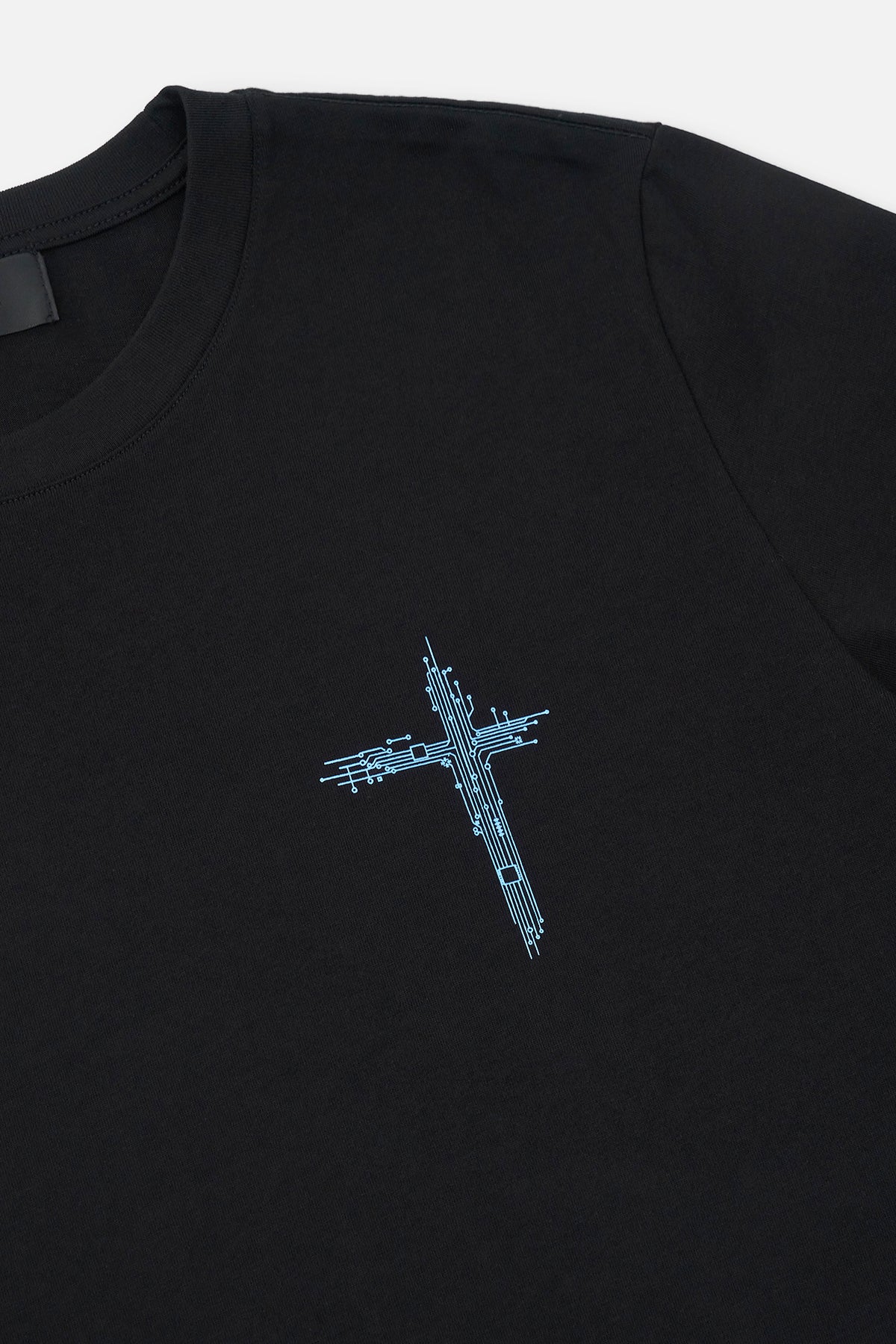 LIAM SHORT SLEEVE TEE | BLACK CIRCUIT CROSS - Image 4