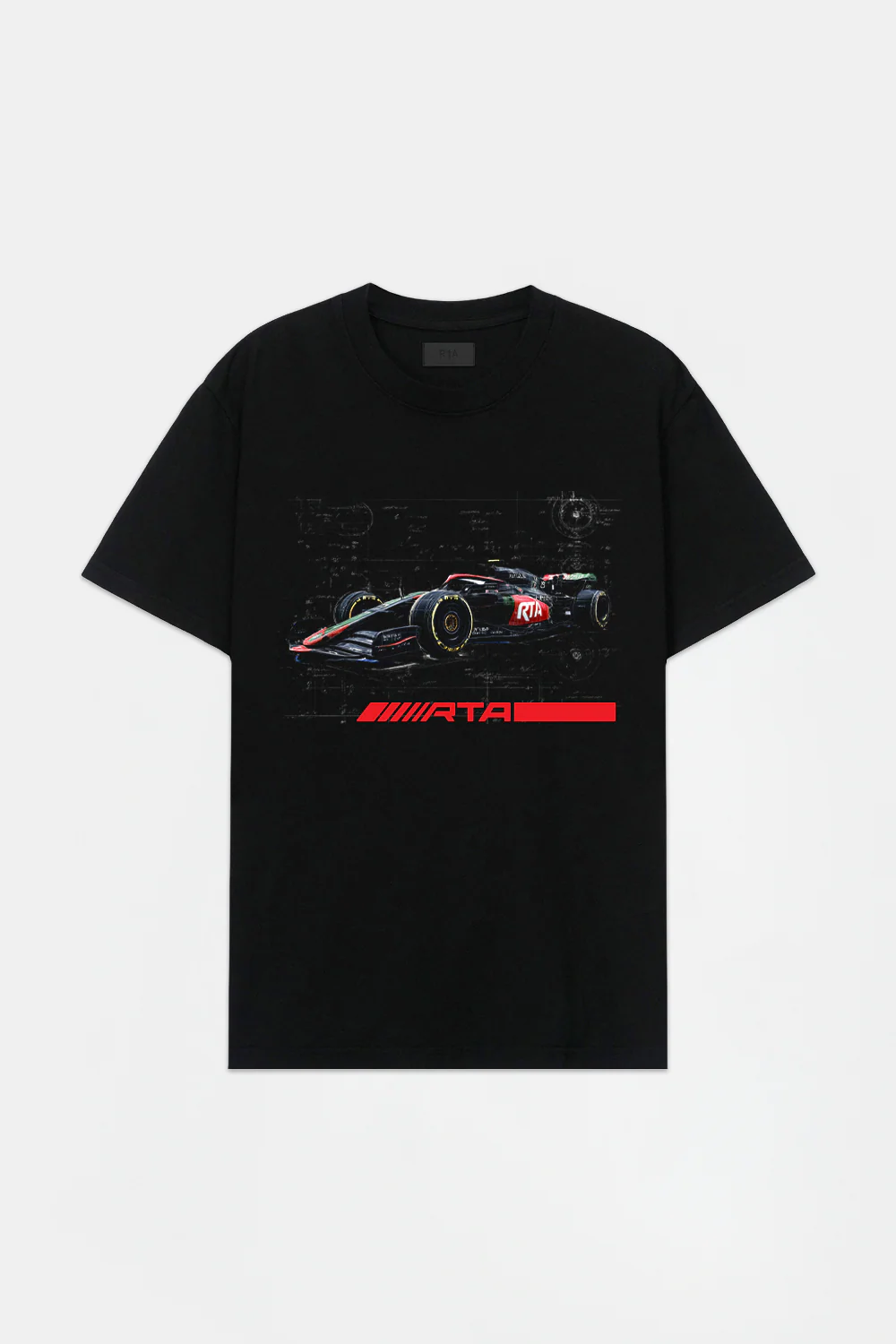 LIAM SHORT SLEEVE TEE | BLACK FORMULA CAR