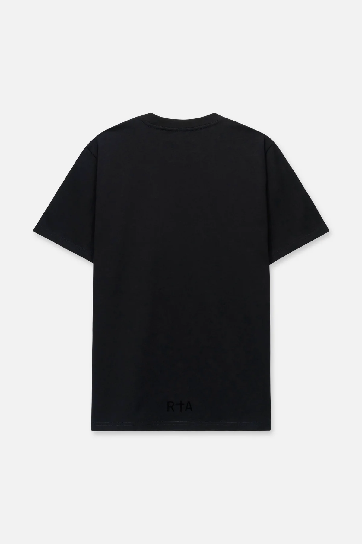 LIAM SHORT SLEEVE TEE | BLACK FLOCKED RTA - Image 2