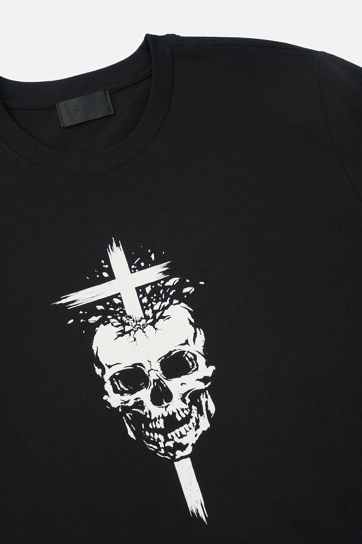 LIAM SHORT SLEEVE TEE | BLACK SKELETON HELL - Image 3