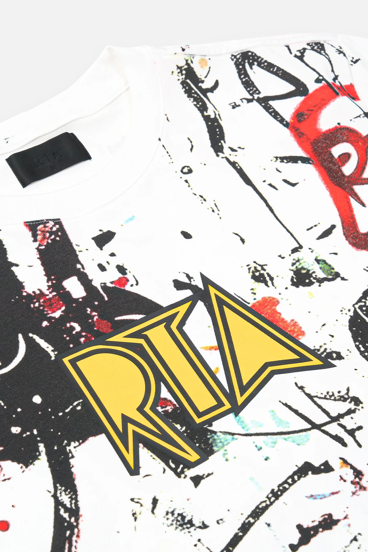 LIAM SHORT SLEEVE TEE | WHITE GRAFFITI - Image 3