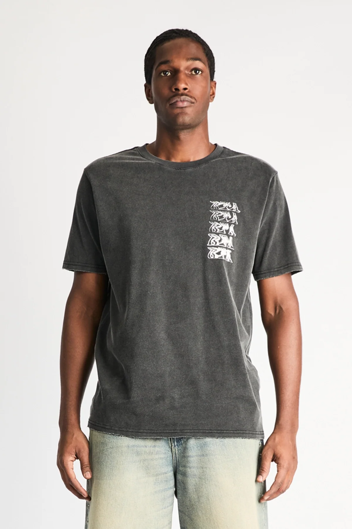 LIAM SHORT SLEEVE TEE | BLACK SMOKY RTA - Image 5