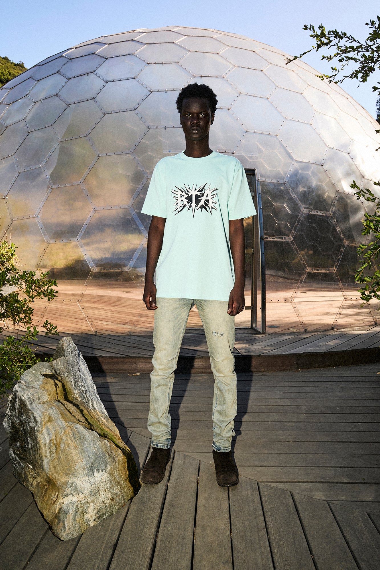 LIAM SHORT SLEEVE TEE | TURQUOISE SPIKE RTA
