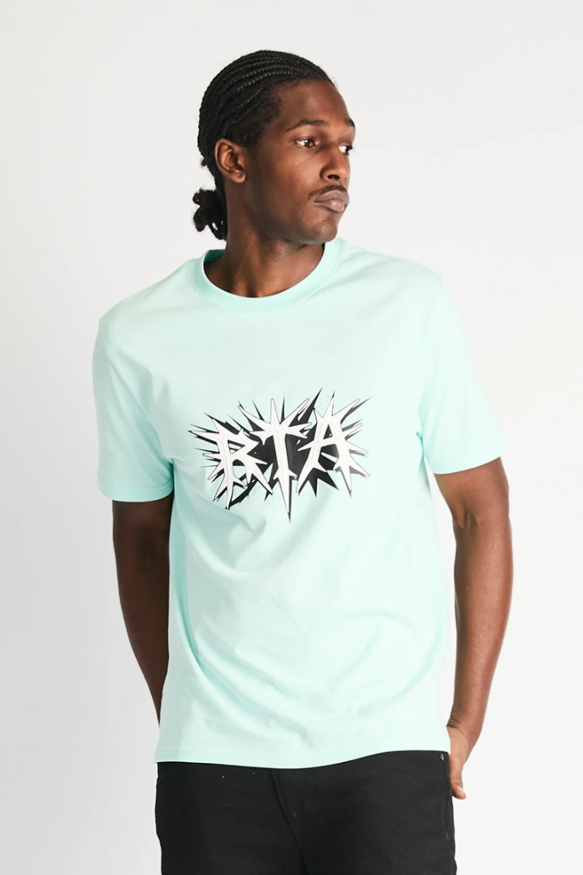 LIAM SHORT SLEEVE TEE | TURQUOISE SPIKE RTA - Image 6
