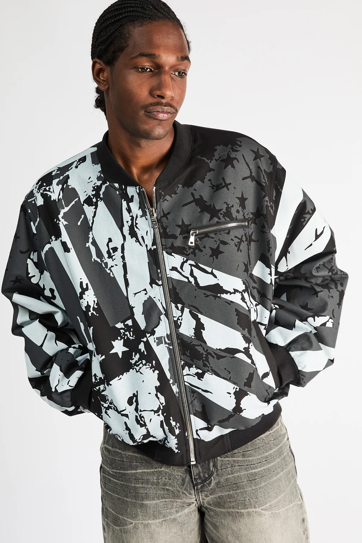 LIO BOMBER JACKET | BLACK RTA FLAG - Image 5