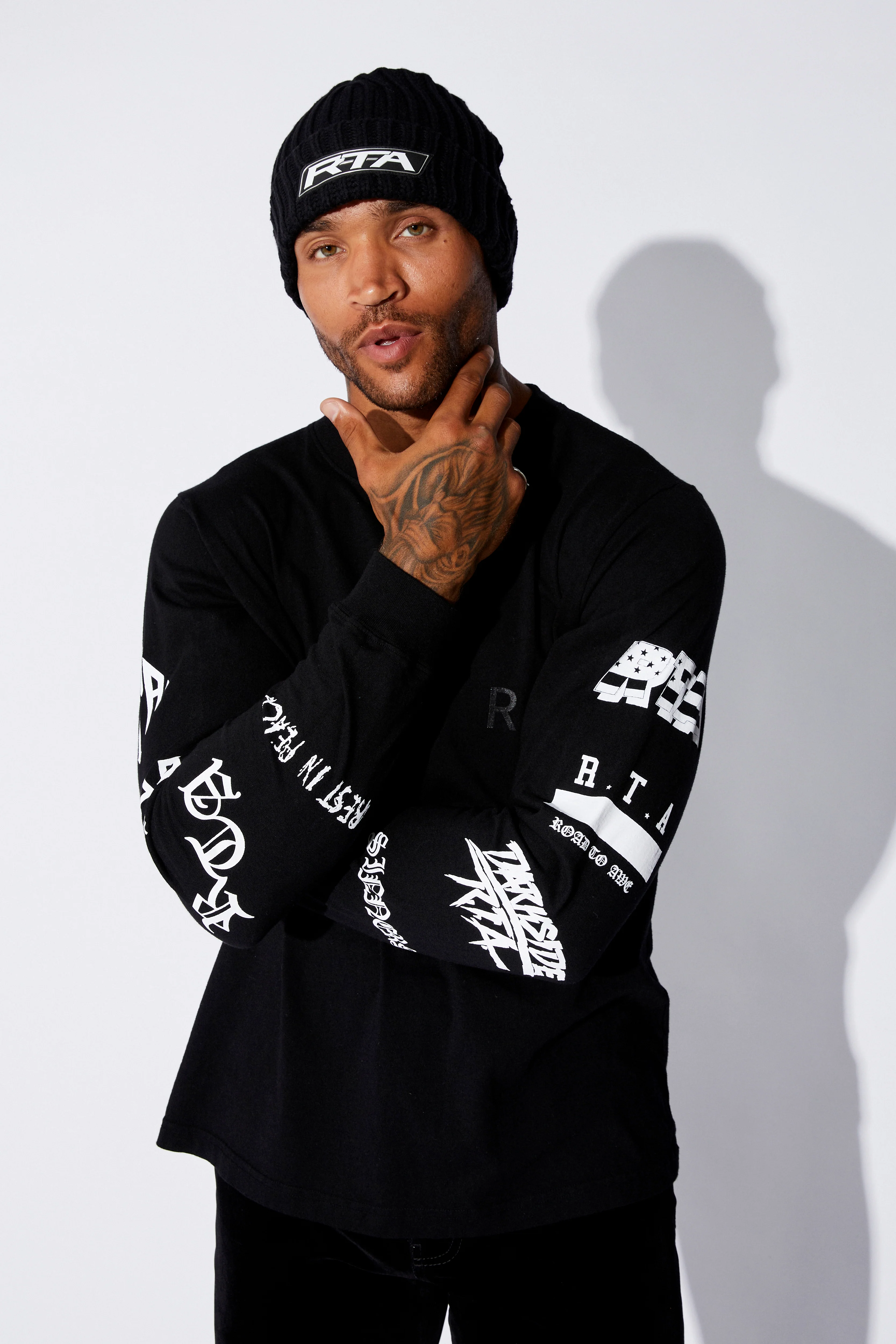 LONG SLEEVE TEE | BLACK GREATEST HITS - Image 2