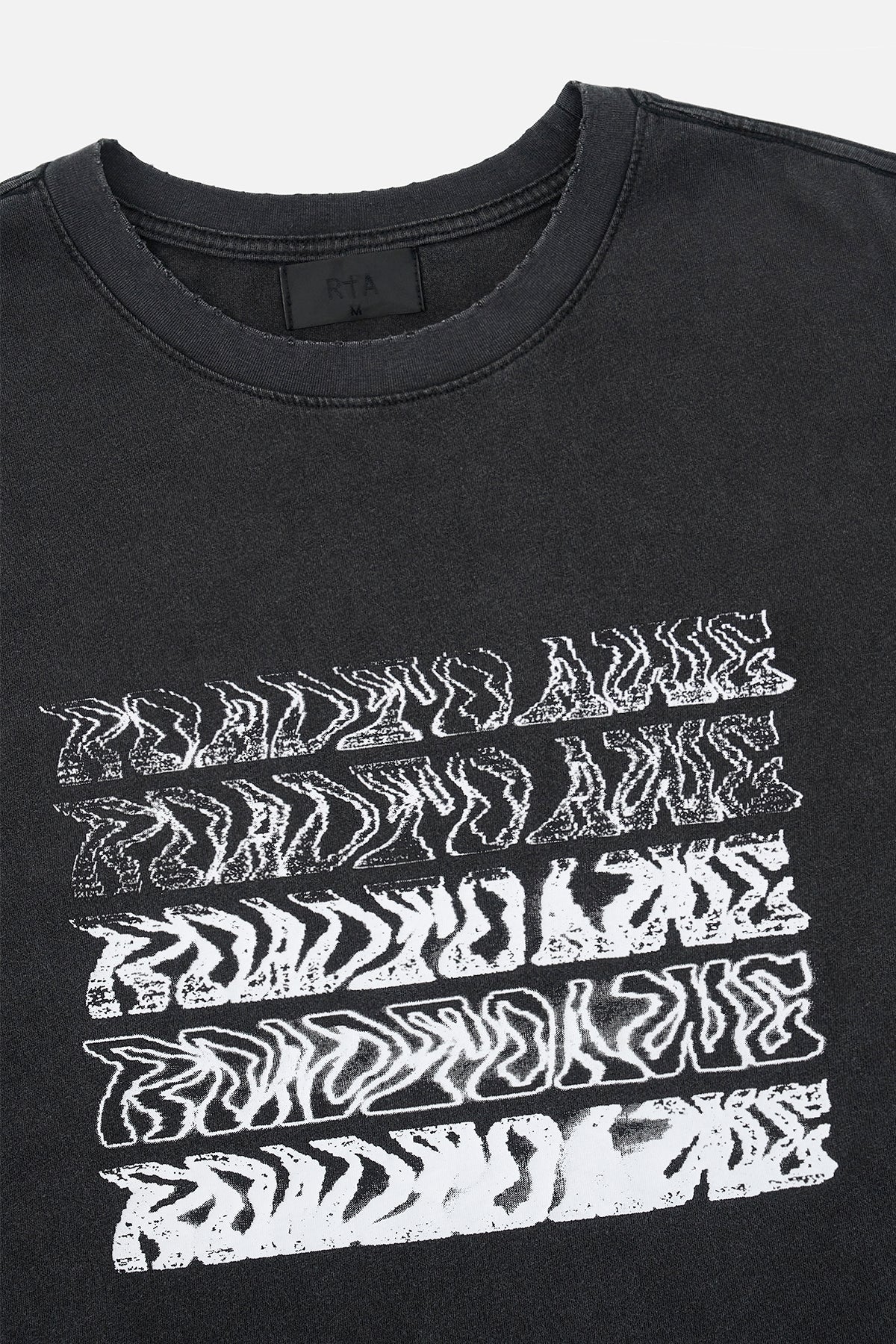 LORIS DOUBLE LAYERED LONG SLEEVE TEE | BLACK SMOKY RTA - Image 4