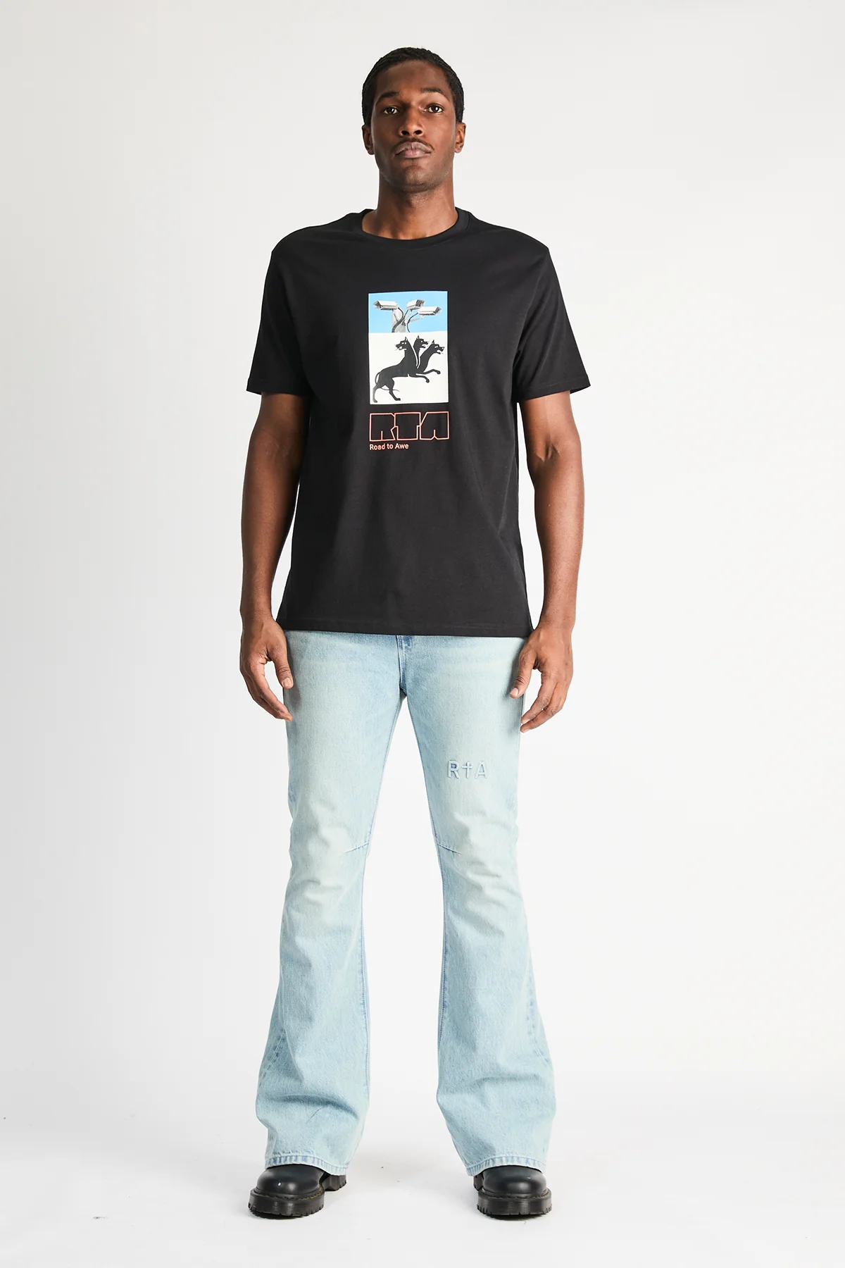 MAEL FLARE JEAN | OCEAN MIST - Image 5