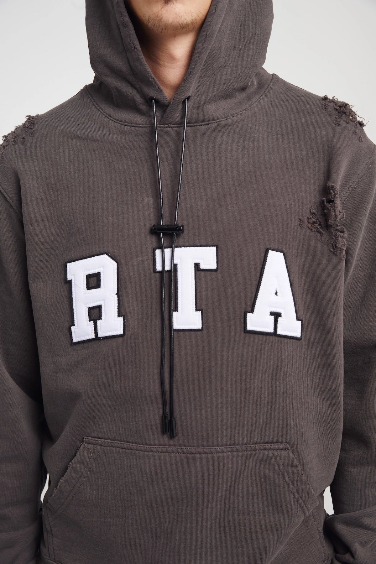 MARKUS HOODIE | CHARCOAL COLLEGIATE - Image 4