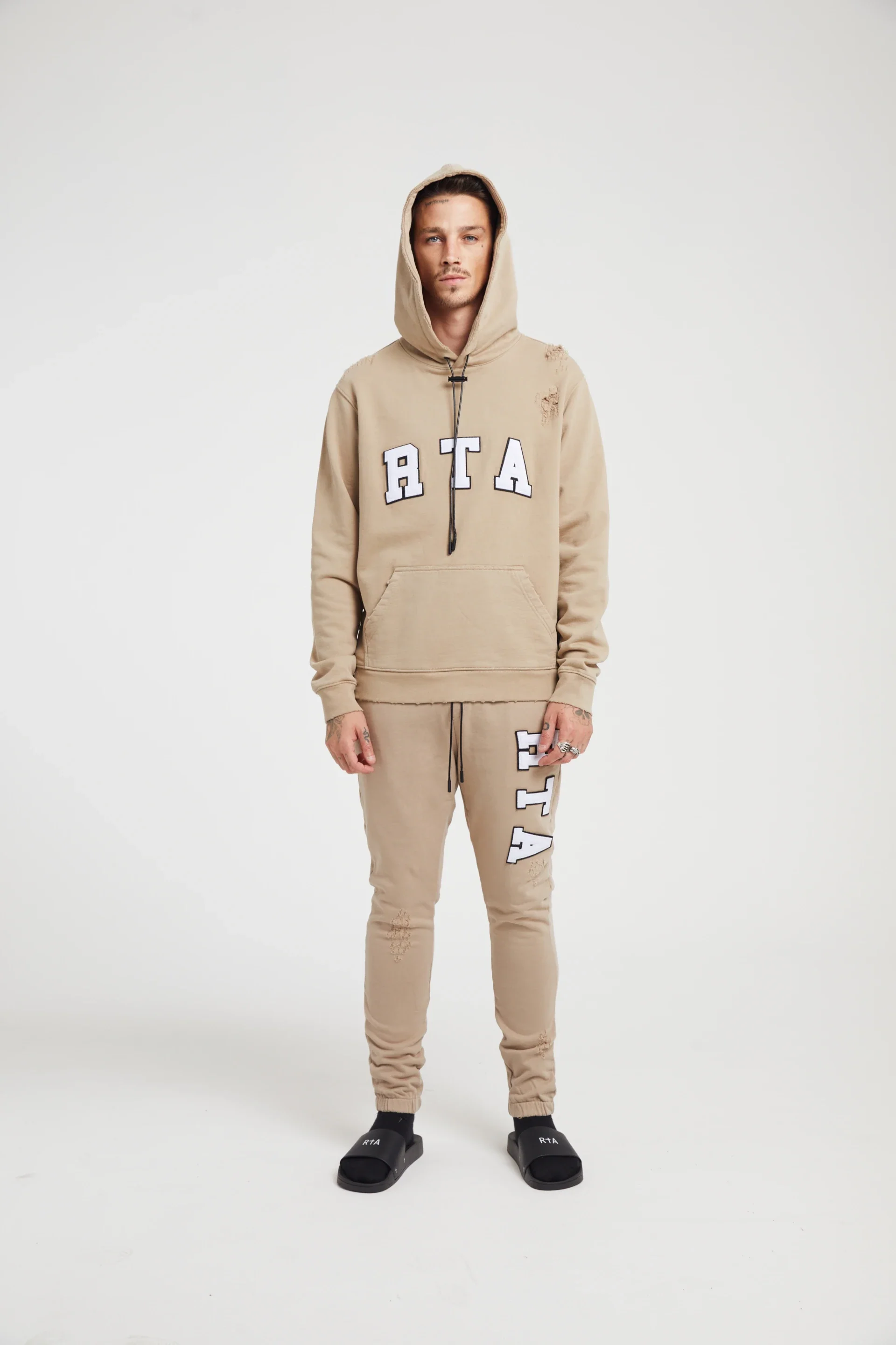 MARKUS HOODIE | NUDE COLLEGIATE - Image 5