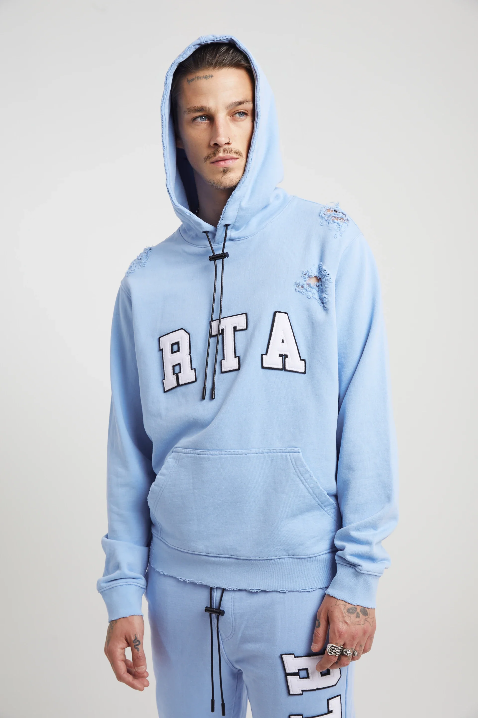 MARKUS HOODIE | SKY BLUE COLLEGIATE - Image 4