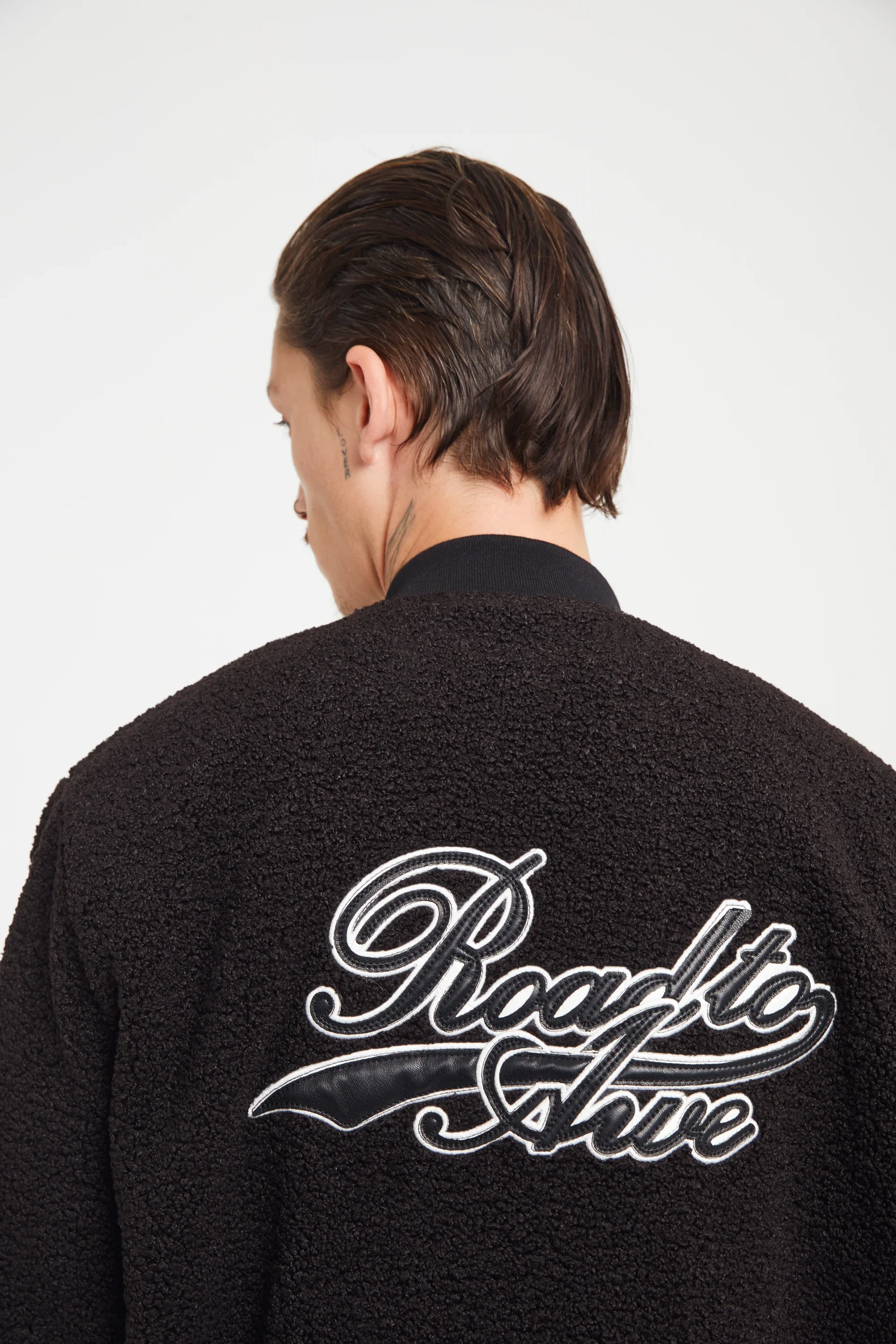 MARTY JACKET | BLACK COLLEGIATE SCRIPT - Image 4