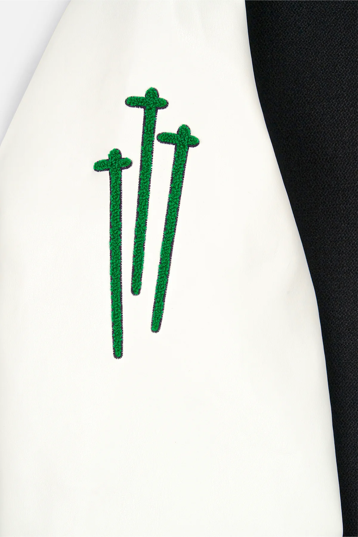 MARTY JACKET | BLACK WHITE SCRIPT LOGO - Image 5