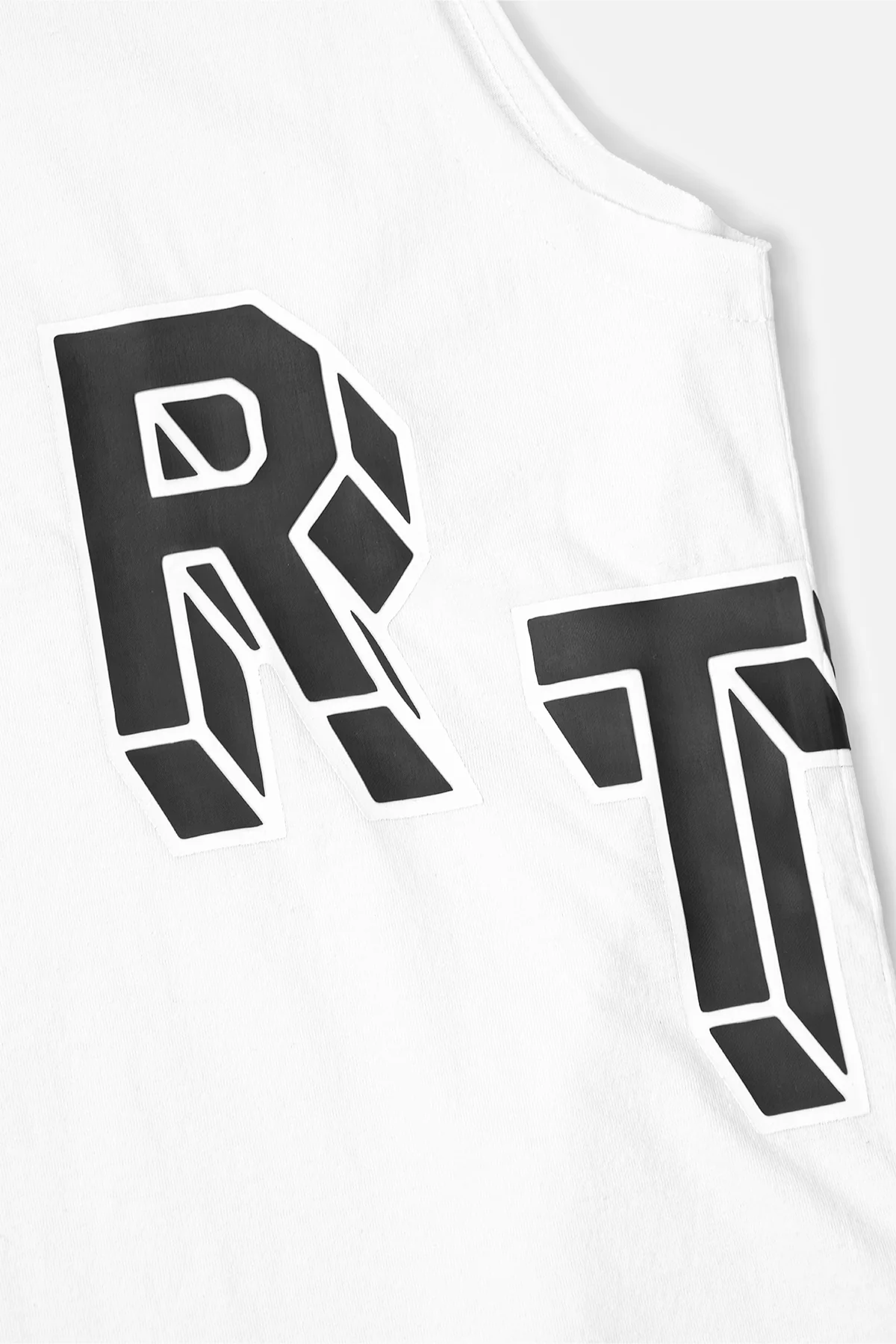 MUSCLE TEE | WHITE COLLEGIATE - Image 4